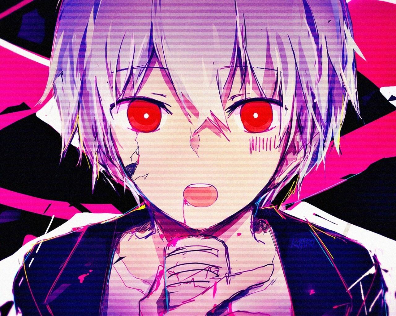 Anime Boy Purple Hair Wallpapers