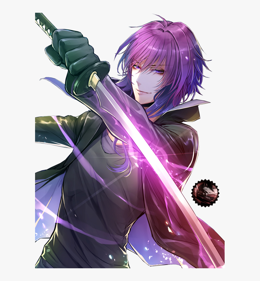 Anime Boy Purple Hair Wallpapers