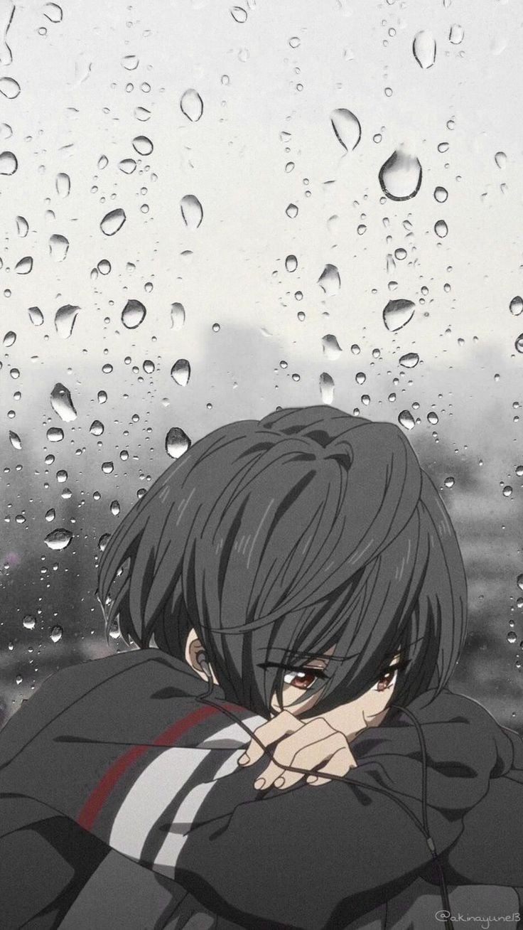 Anime Boy Rain Wallpapers