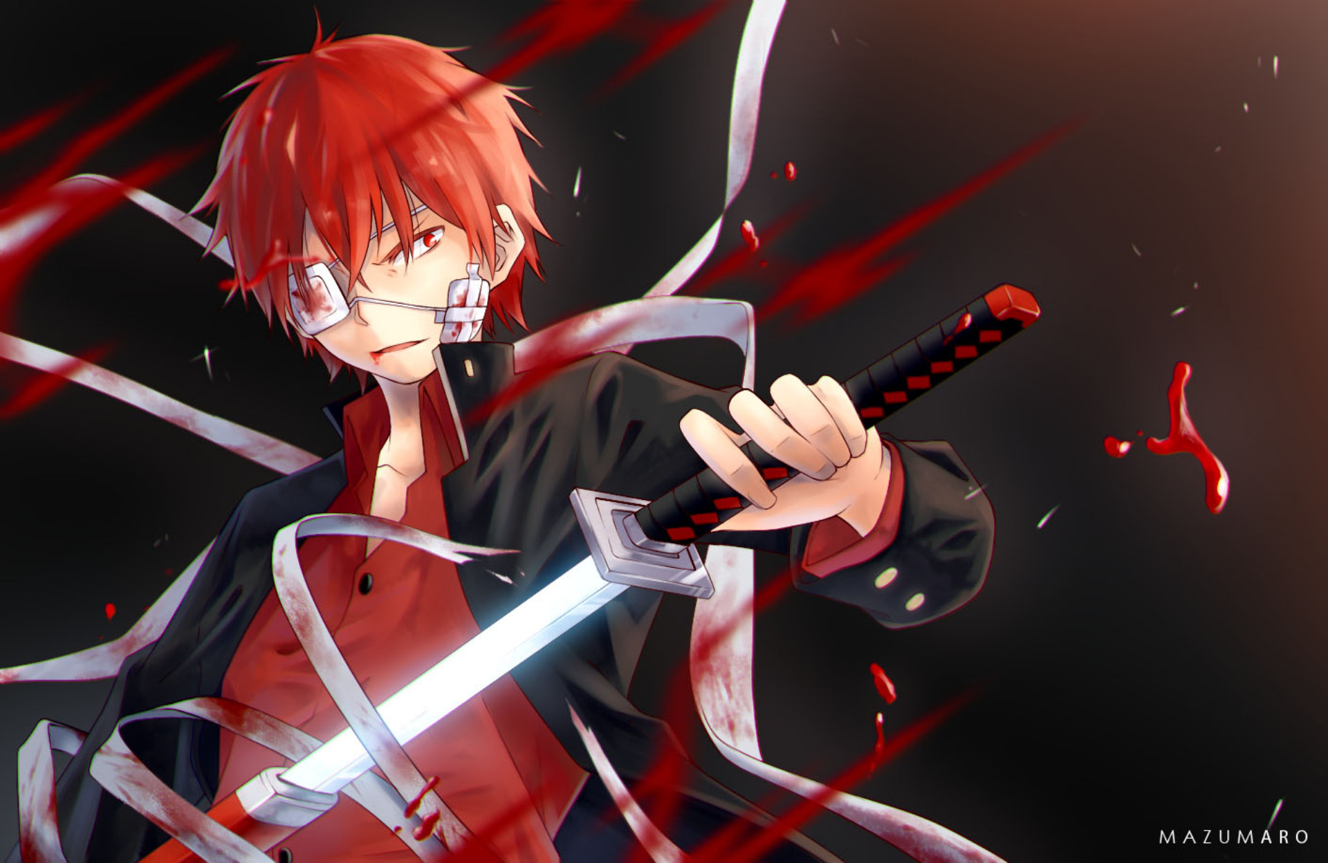 Anime Boy Red Hair Wallpapers