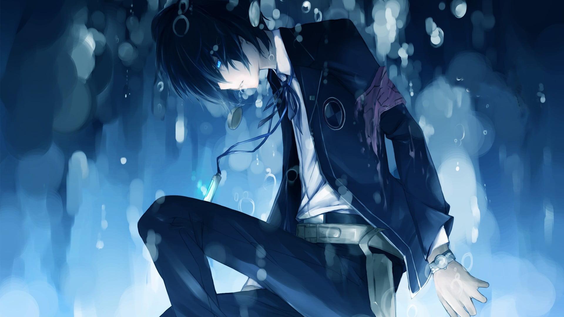 Anime Boy With Black Hair Wallpapers