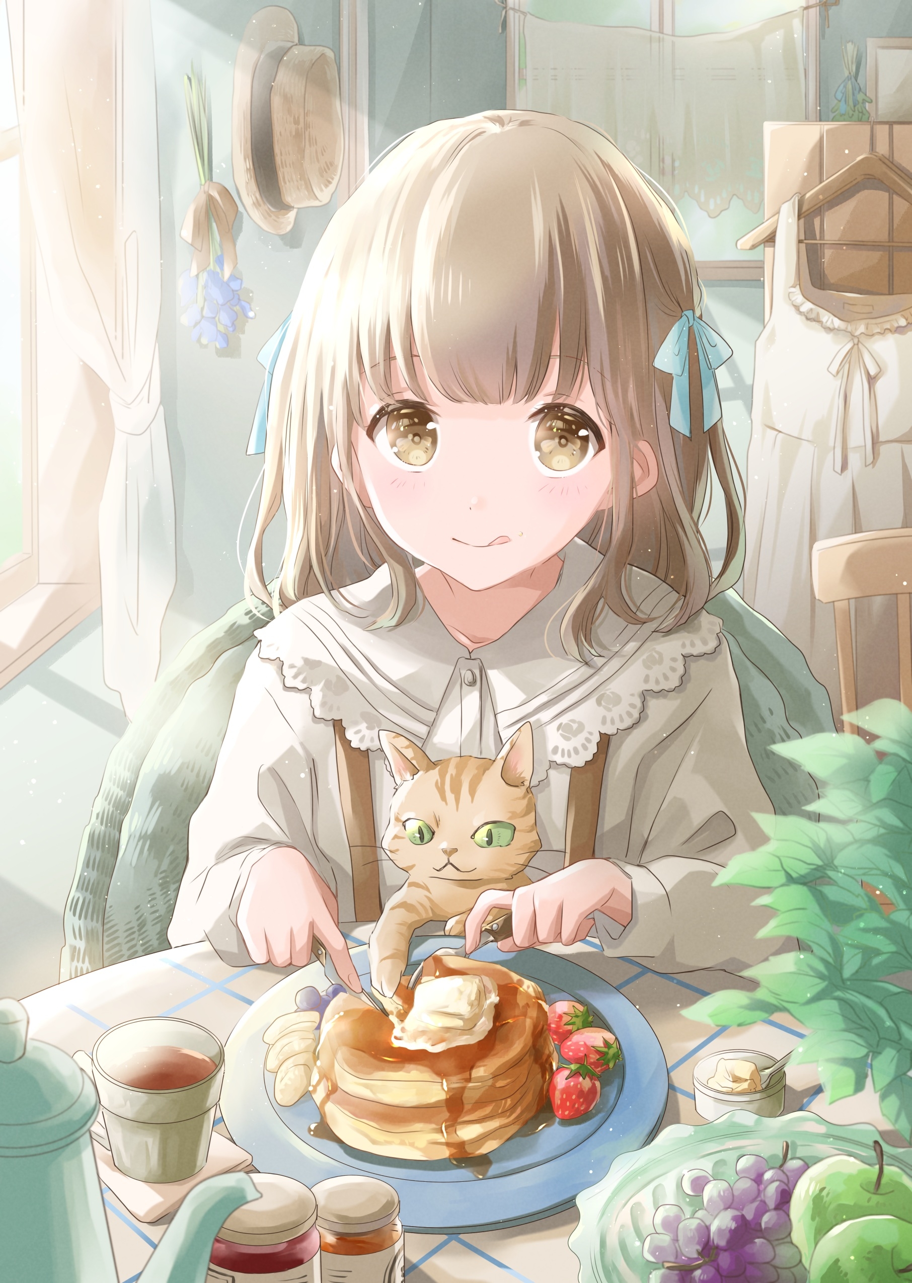 Anime Cafe Wallpapers