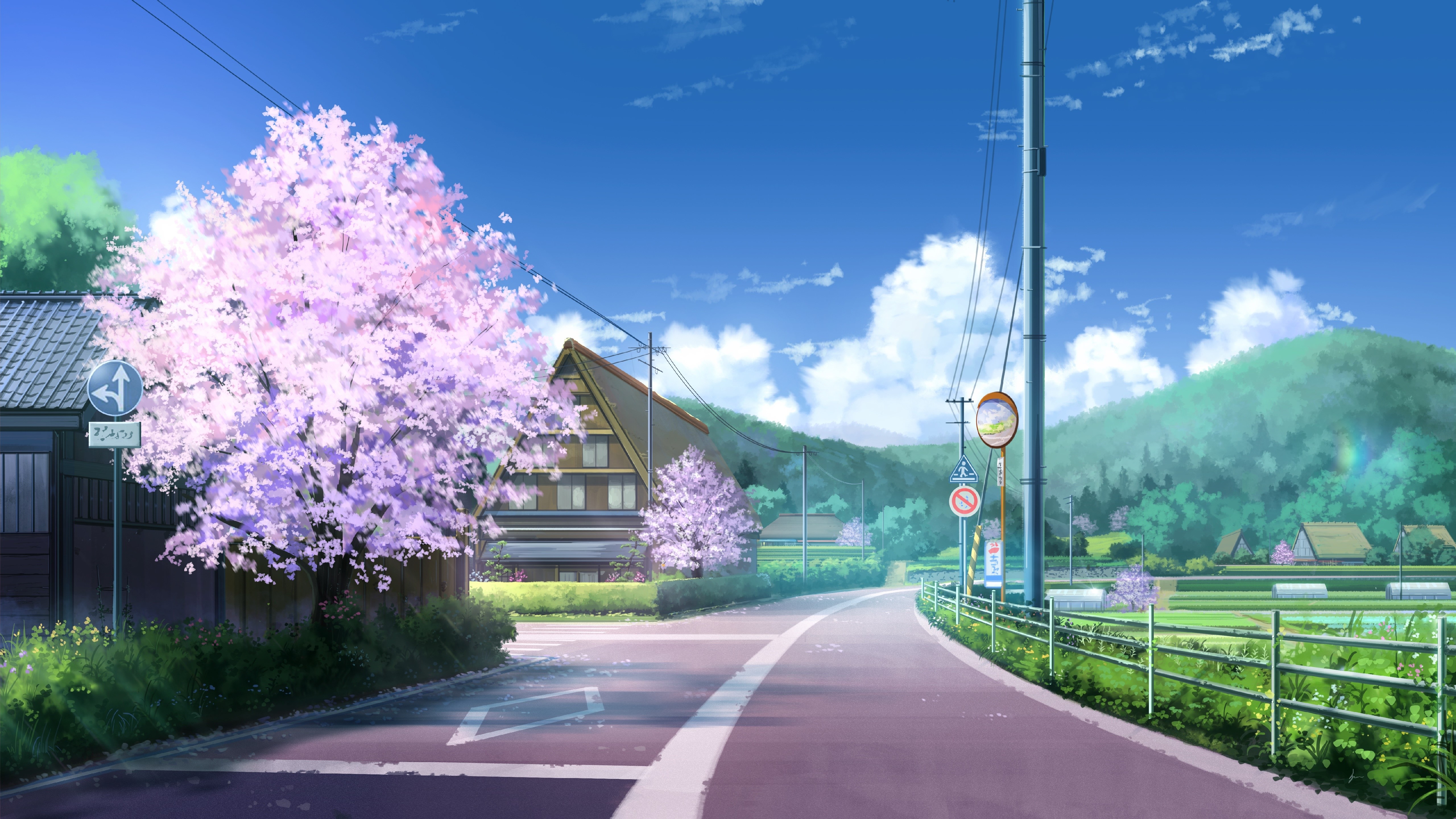 Anime Cherry Blossom Wallpapers