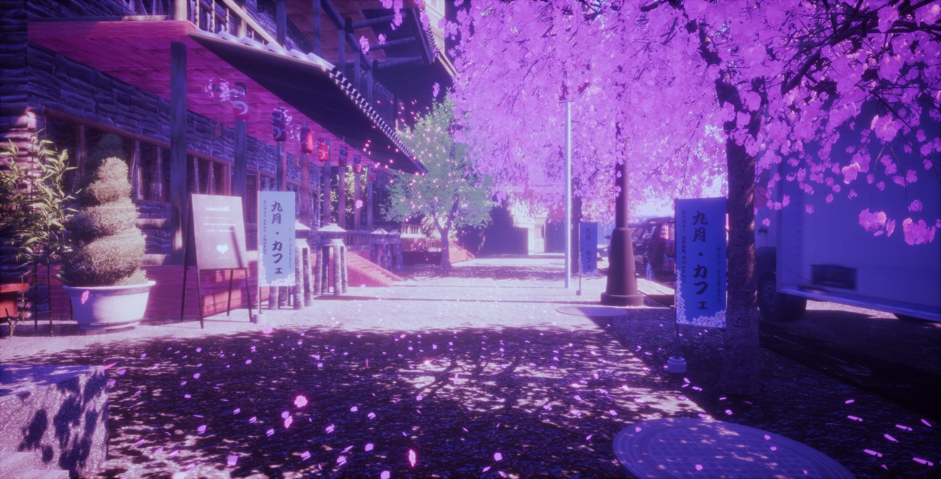 Anime Cherry Blossom 4K Wallpapers