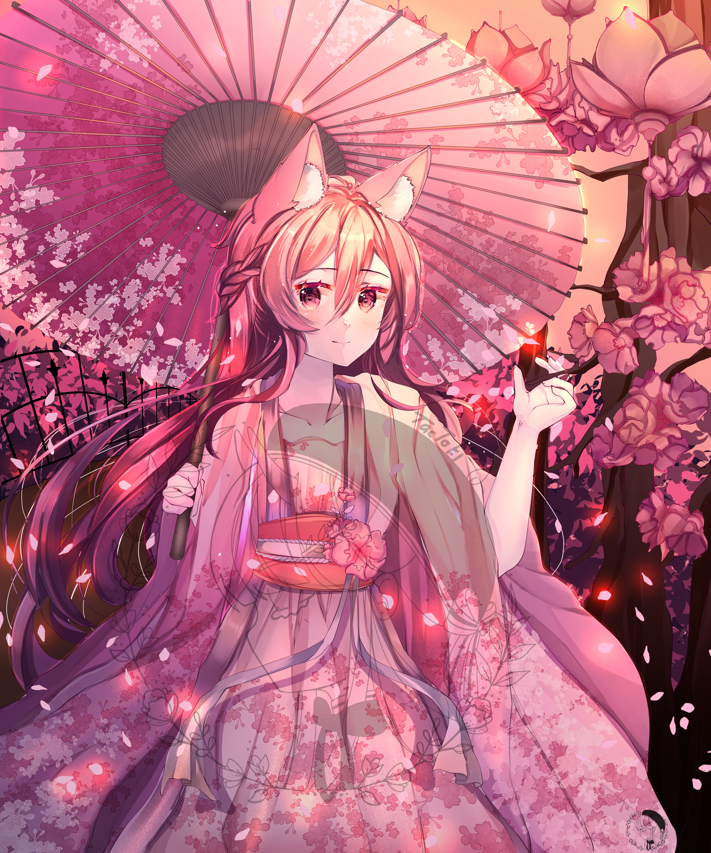 Anime Cherry Blossom Girl Wallpapers