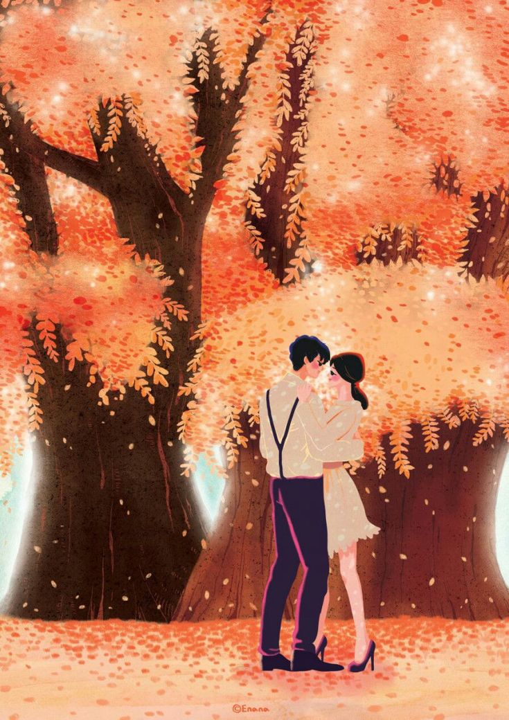 Anime Couple Drawing Art Wallpapers