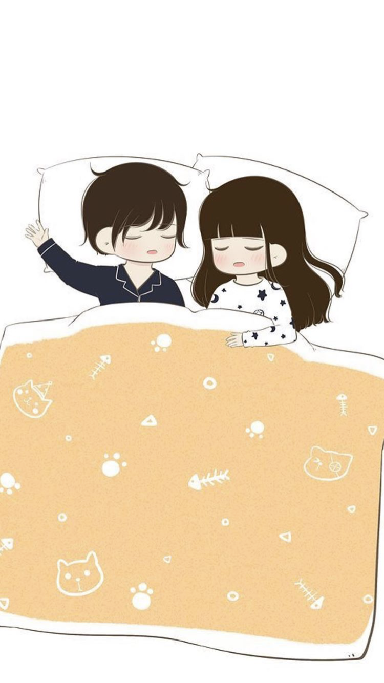 Anime Couple Sleeping Wallpapers