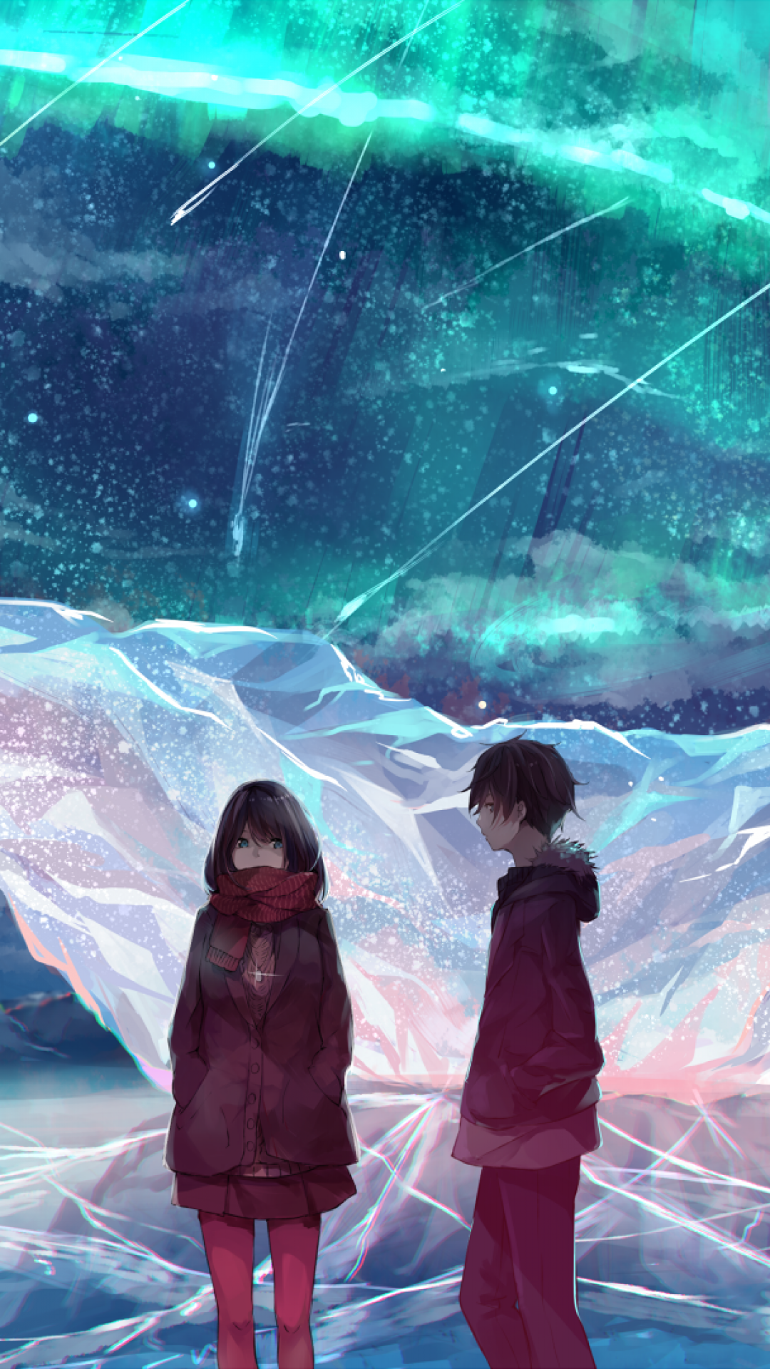 Anime Couple Winter Wallpapers