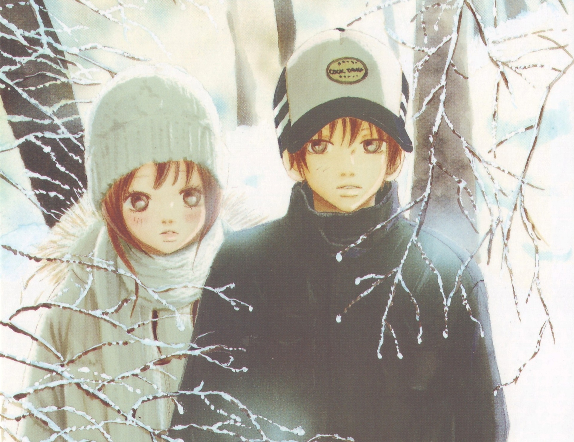 Anime Couple Winter Wallpapers