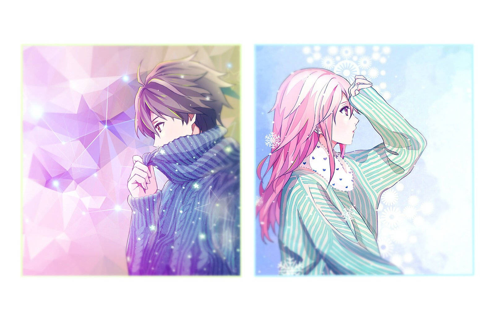 Anime Couple Winter Wallpapers