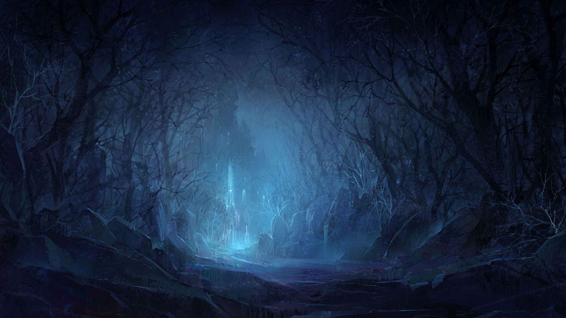 Anime Dark Forest Wallpapers