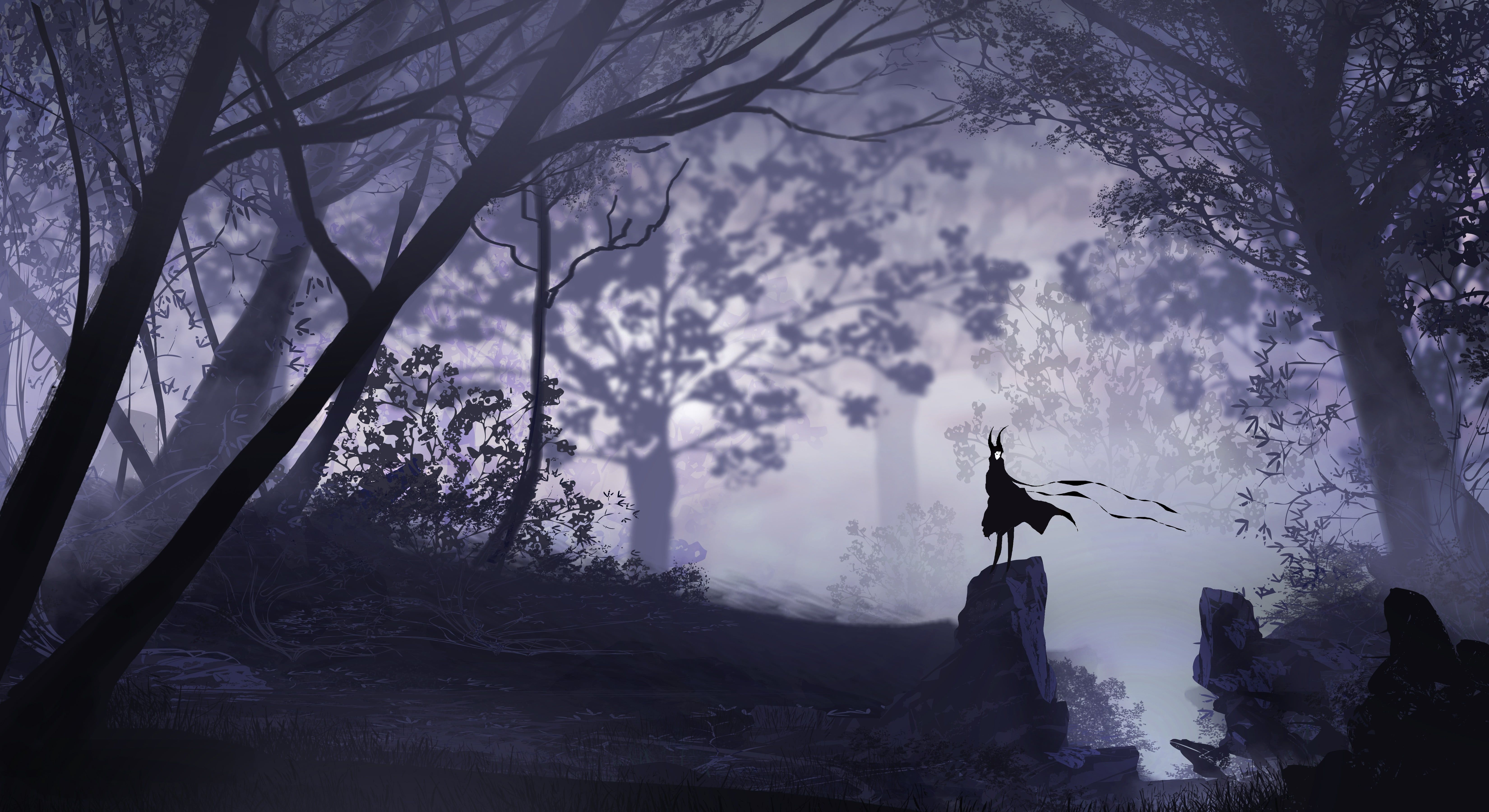 Anime Dark Forest Wallpapers