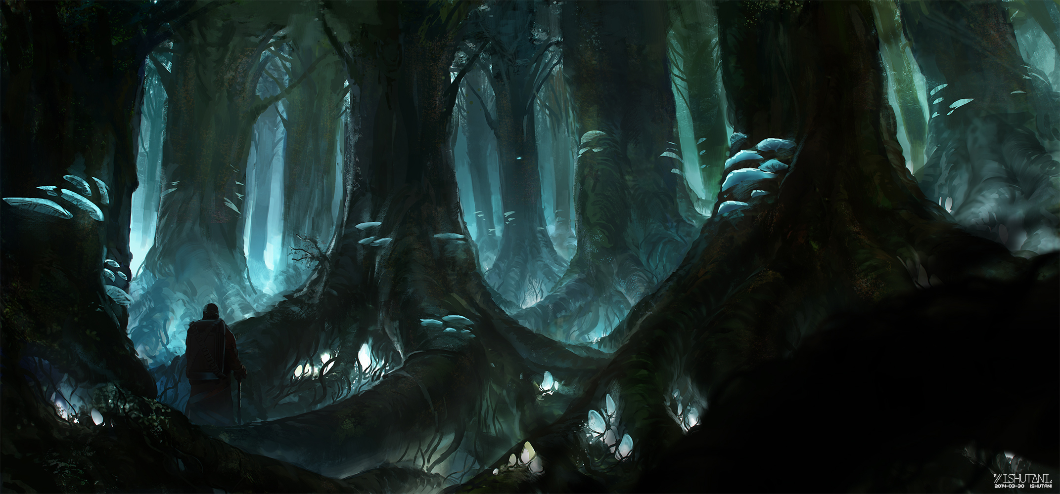 Anime Dark Forest Wallpapers