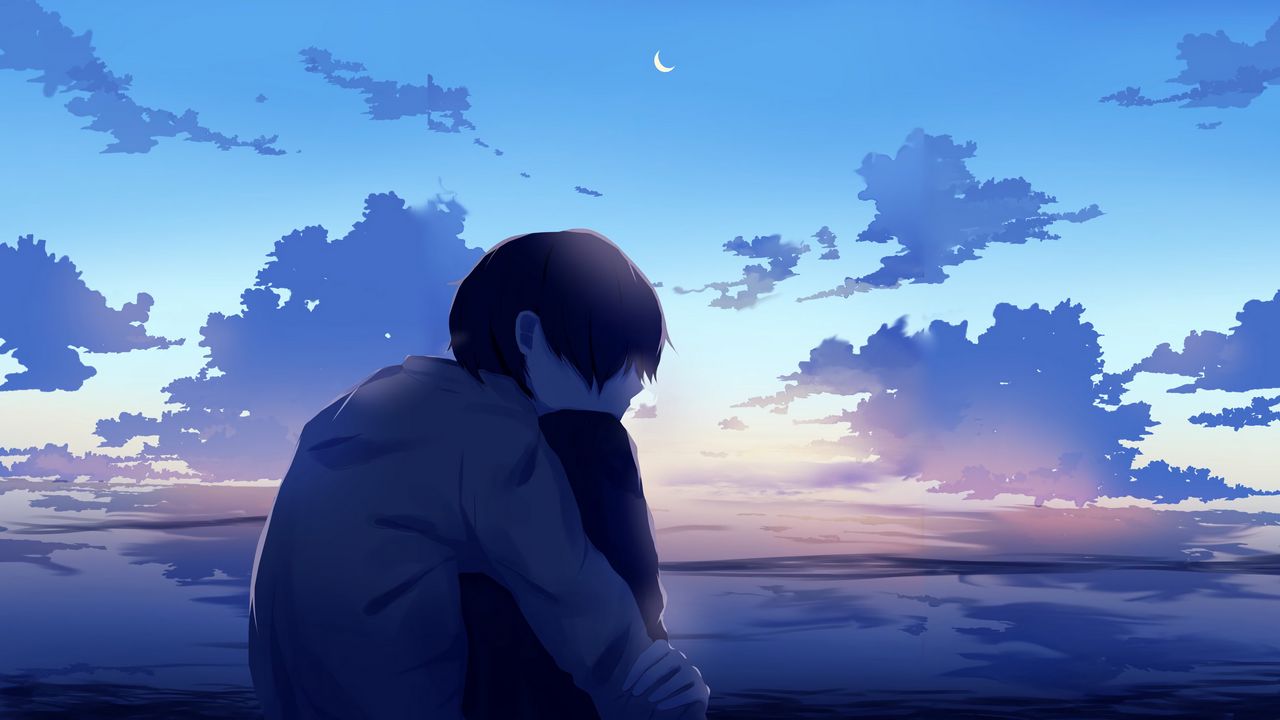 Anime Fanart Boy Sad Wallpapers