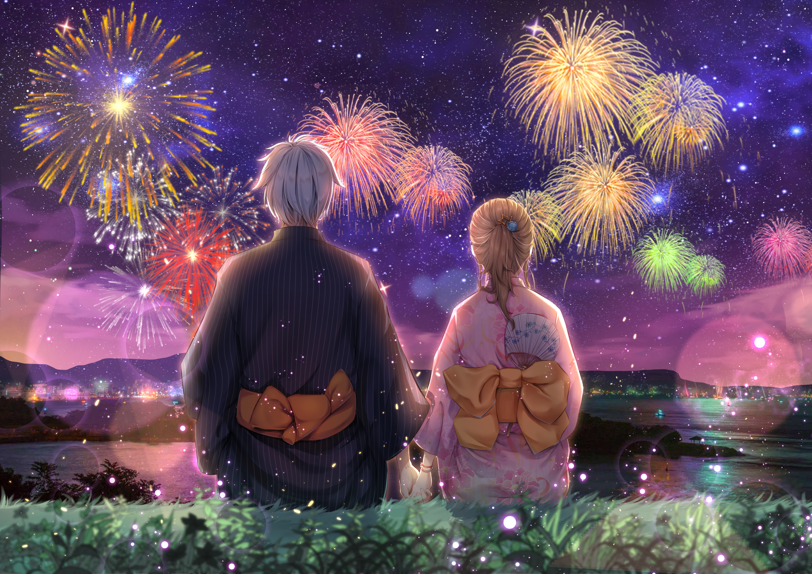 Anime Fireworks Wallpapers