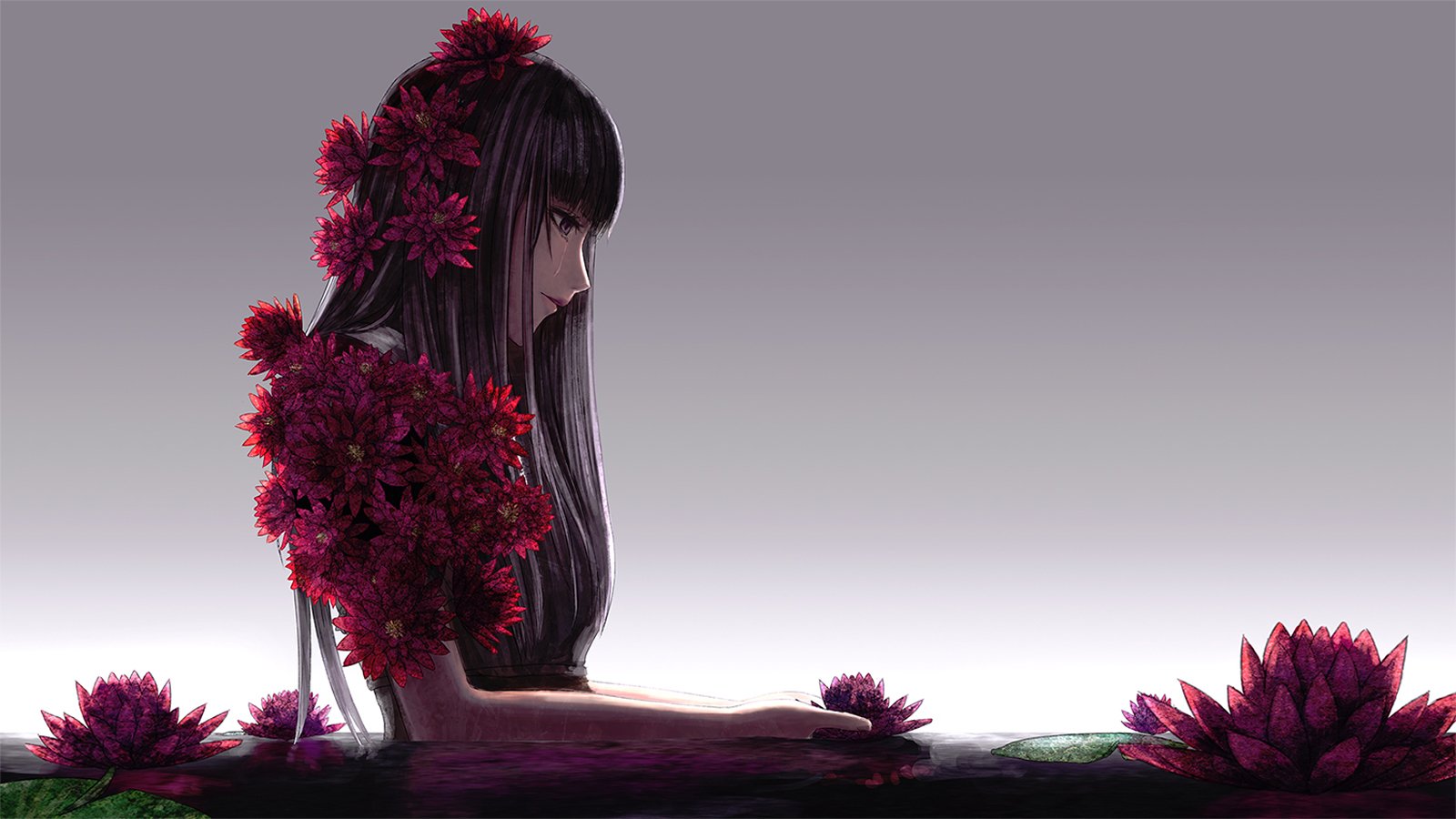 Anime Girl Alone Wallpapers