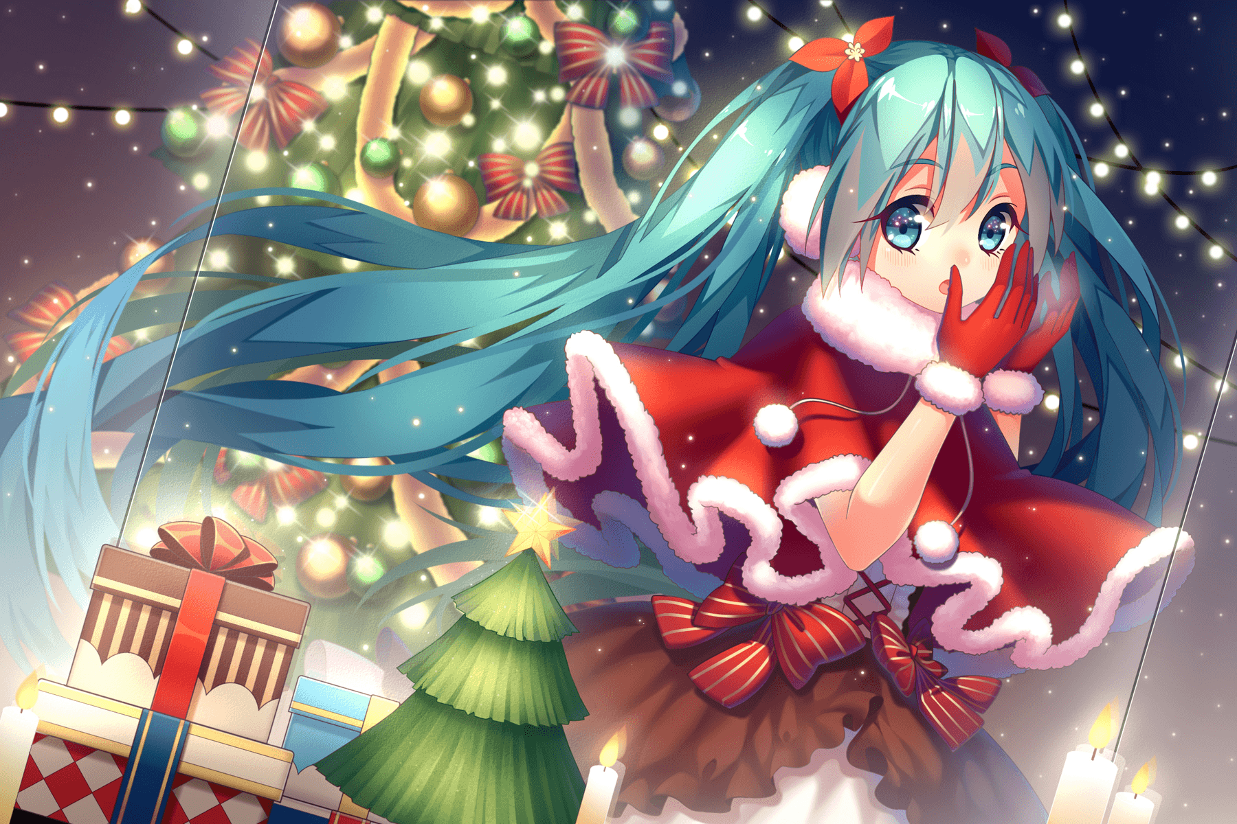 Anime Girl Christmas Wallpapers