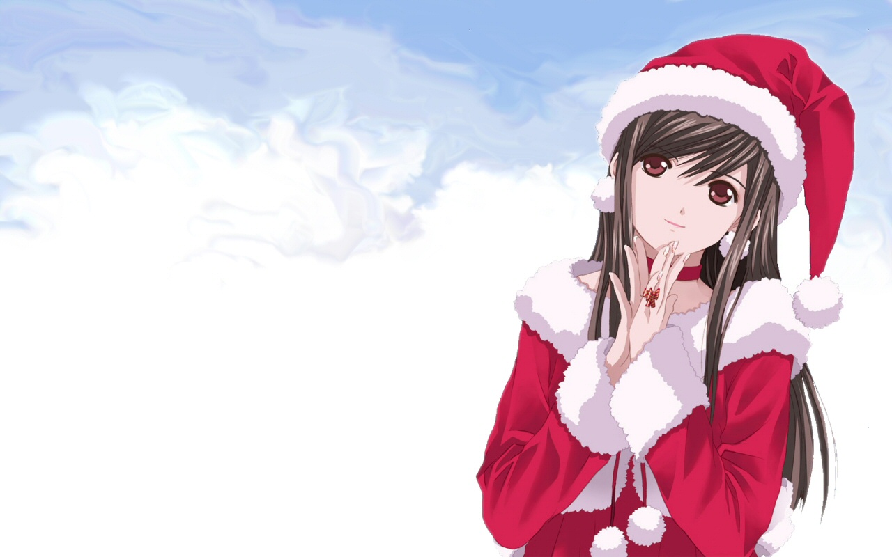 Anime Girl Christmas Wallpapers