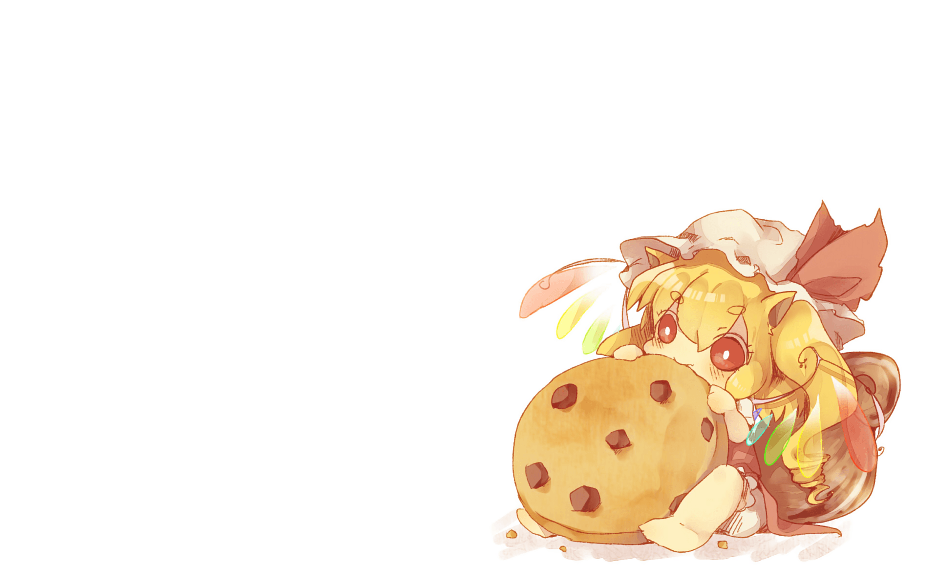 Anime Girl Eating Cookie Wallpapers