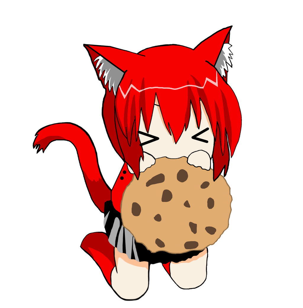 Anime Girl Eating Cookie Wallpapers