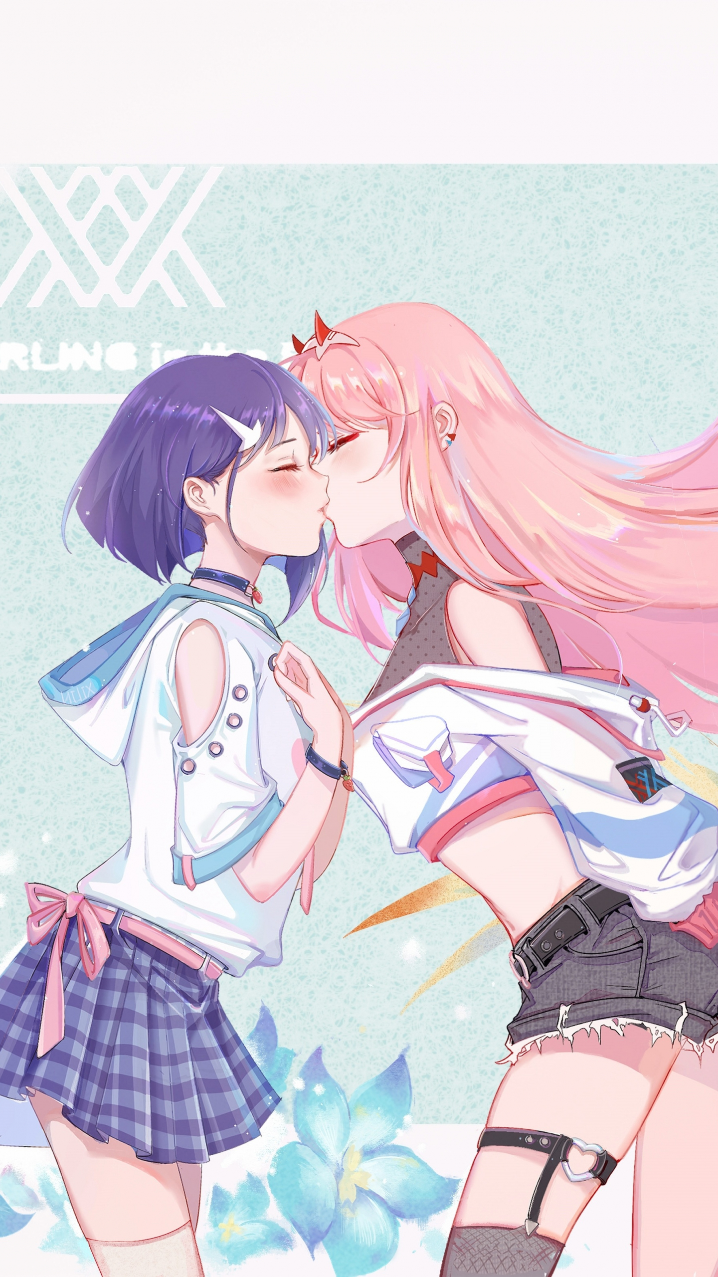 Anime Girl Kiss Wallpapers