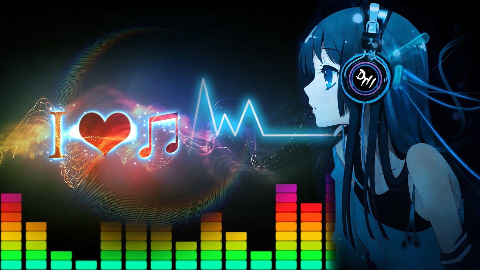 Anime Girl Listening Music Wallpapers