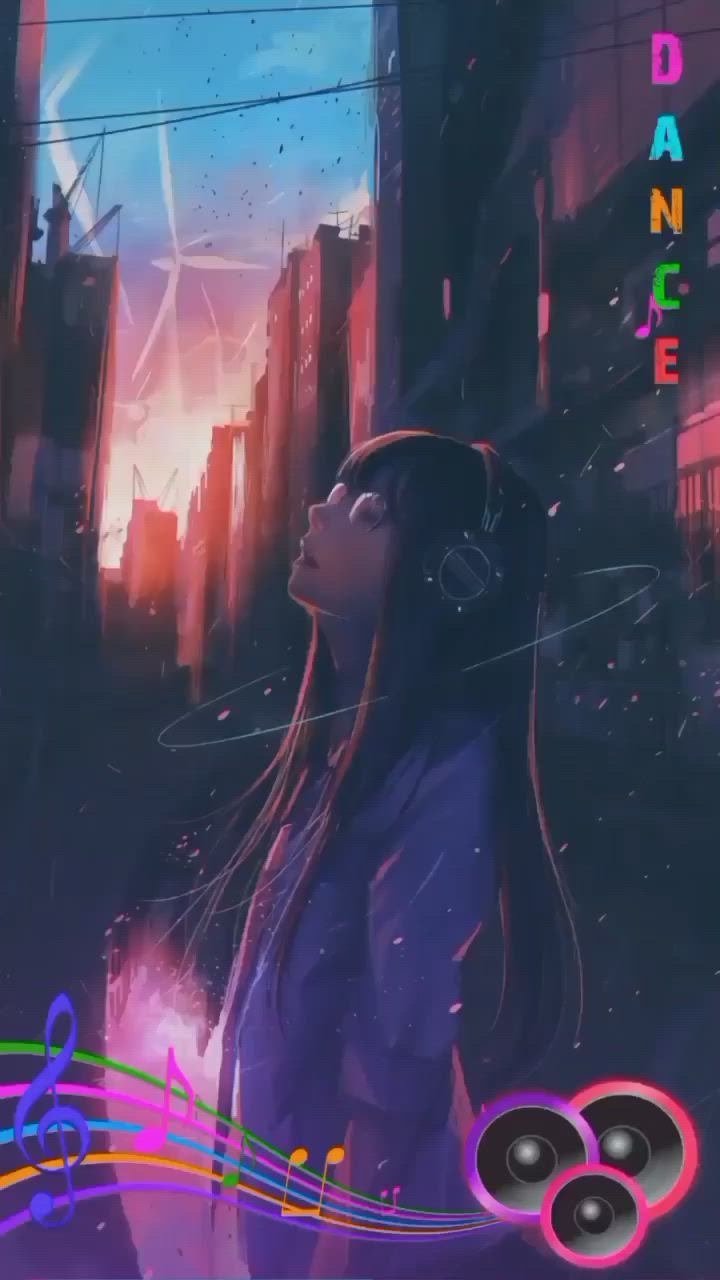 Anime Girl Listening Music Wallpapers