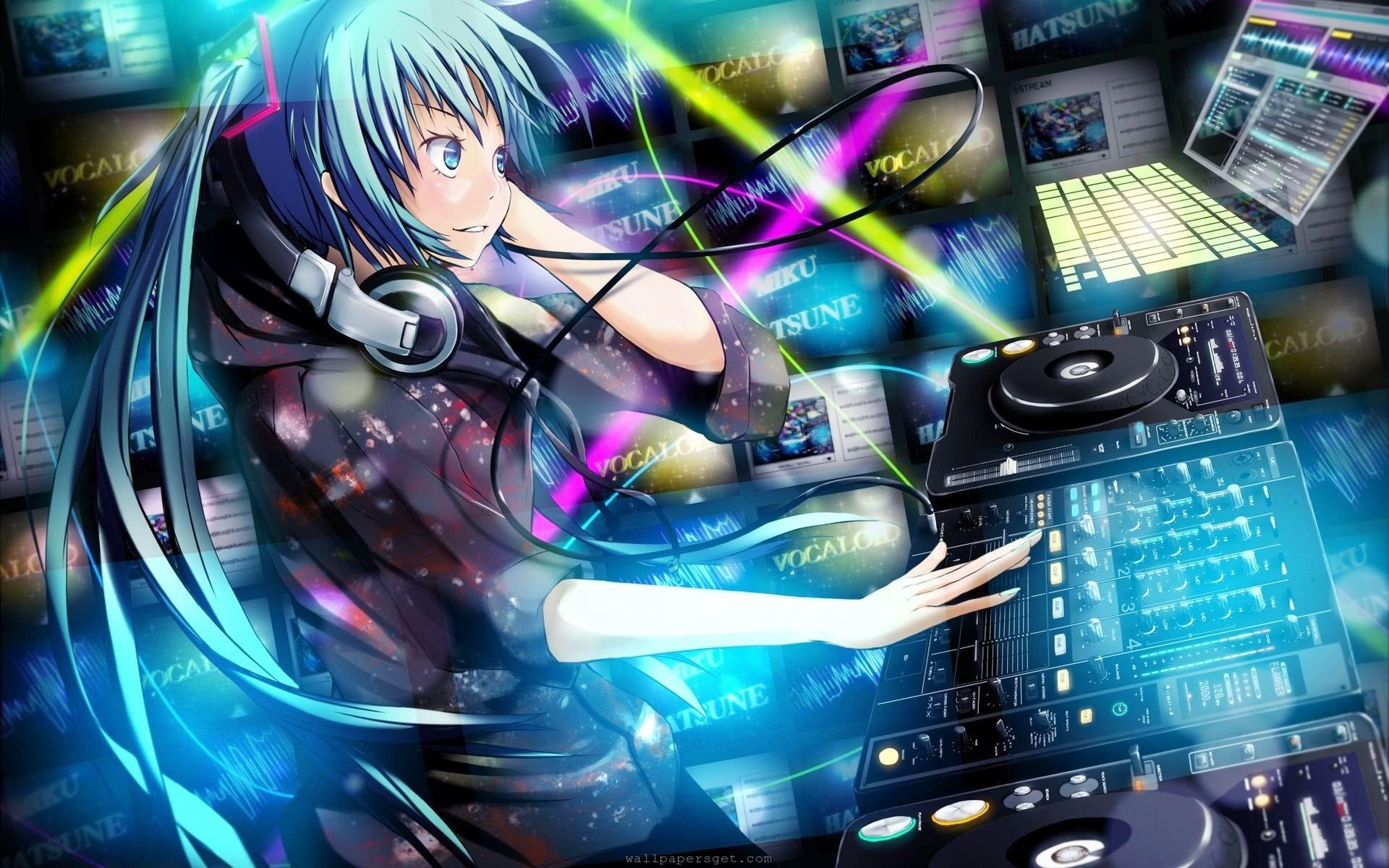 Anime Girl Listening Music Wallpapers