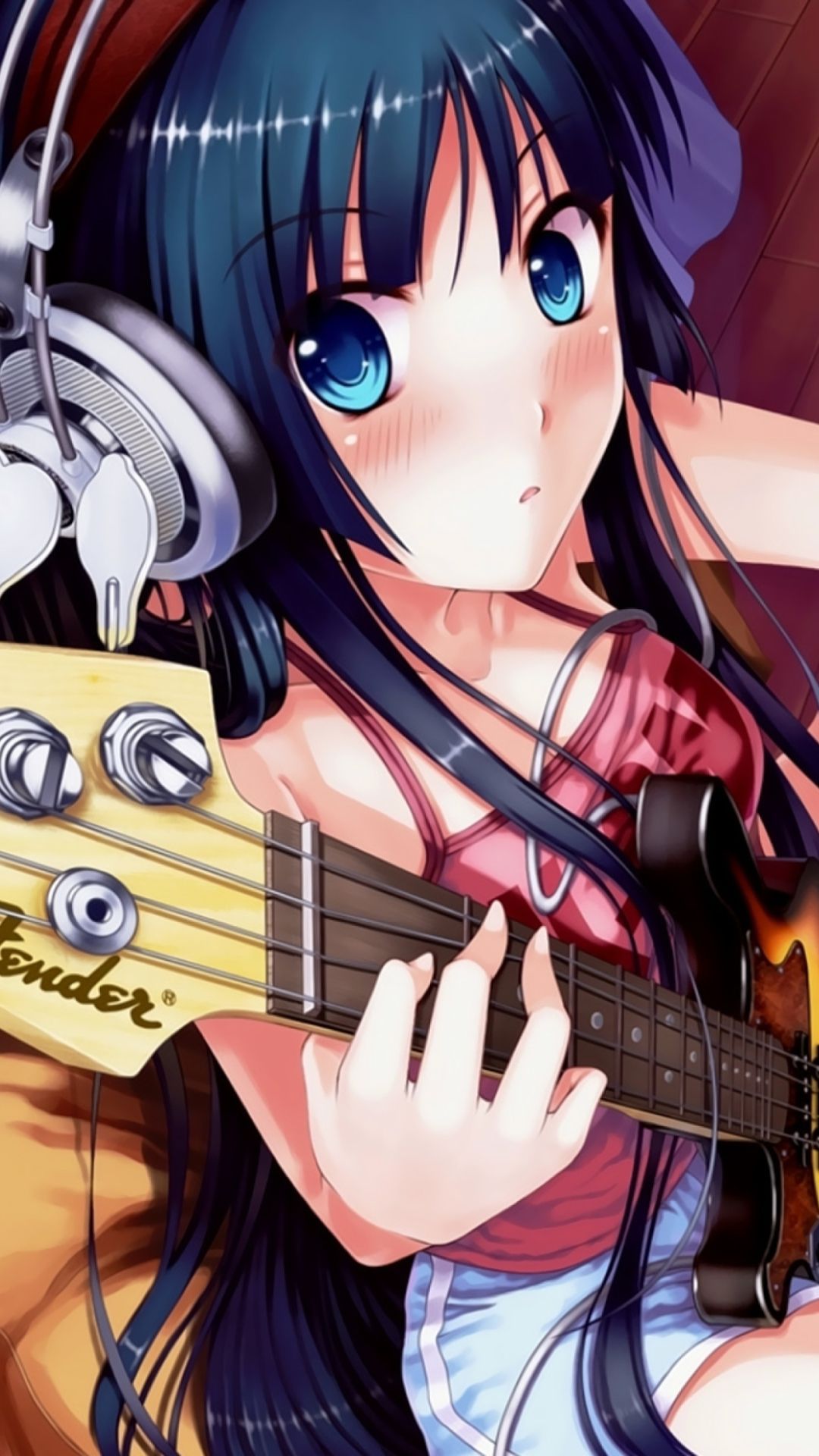 Anime Girl Listening Music Wallpapers