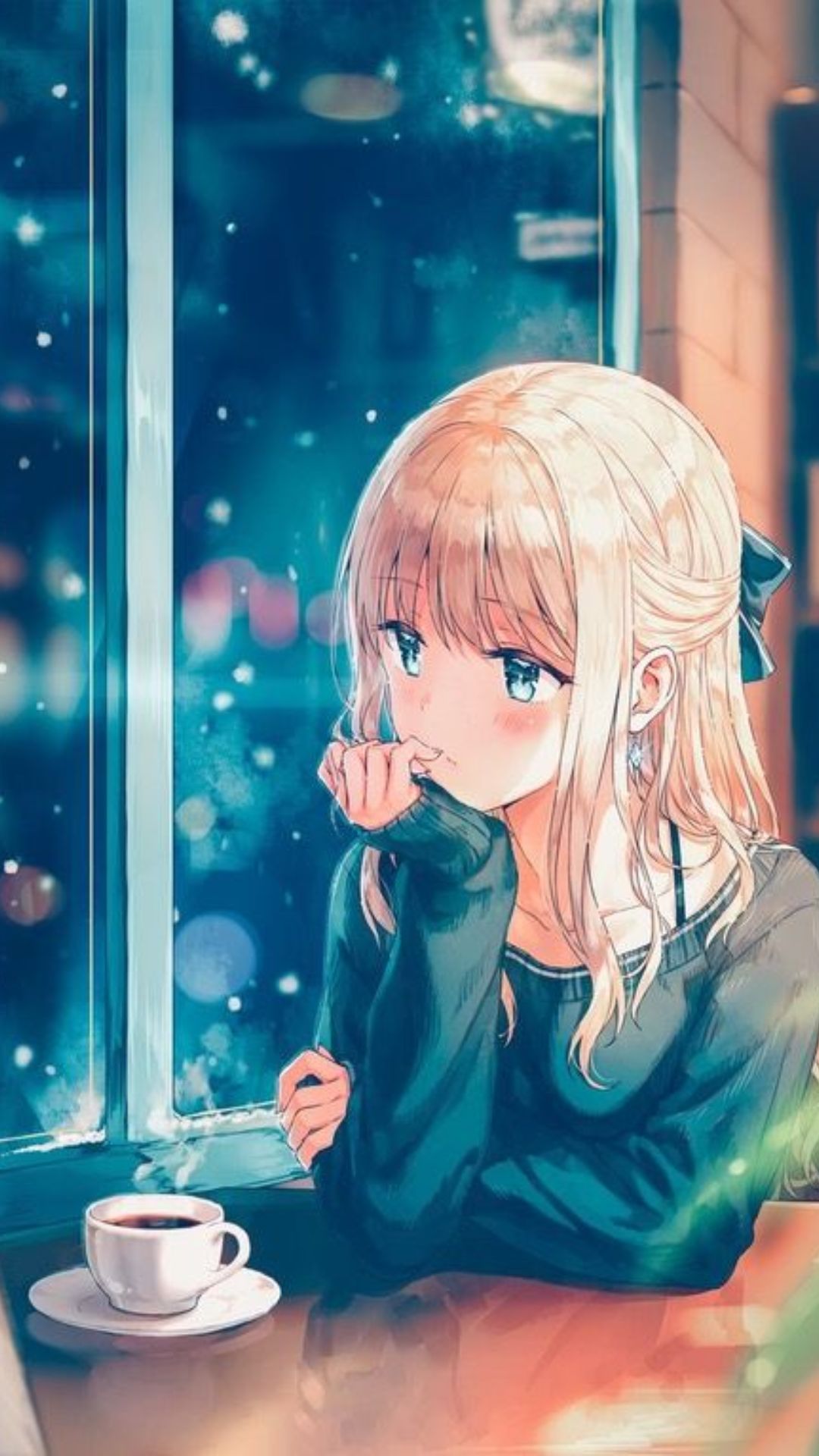 Anime Girl Sad Rain Wallpapers