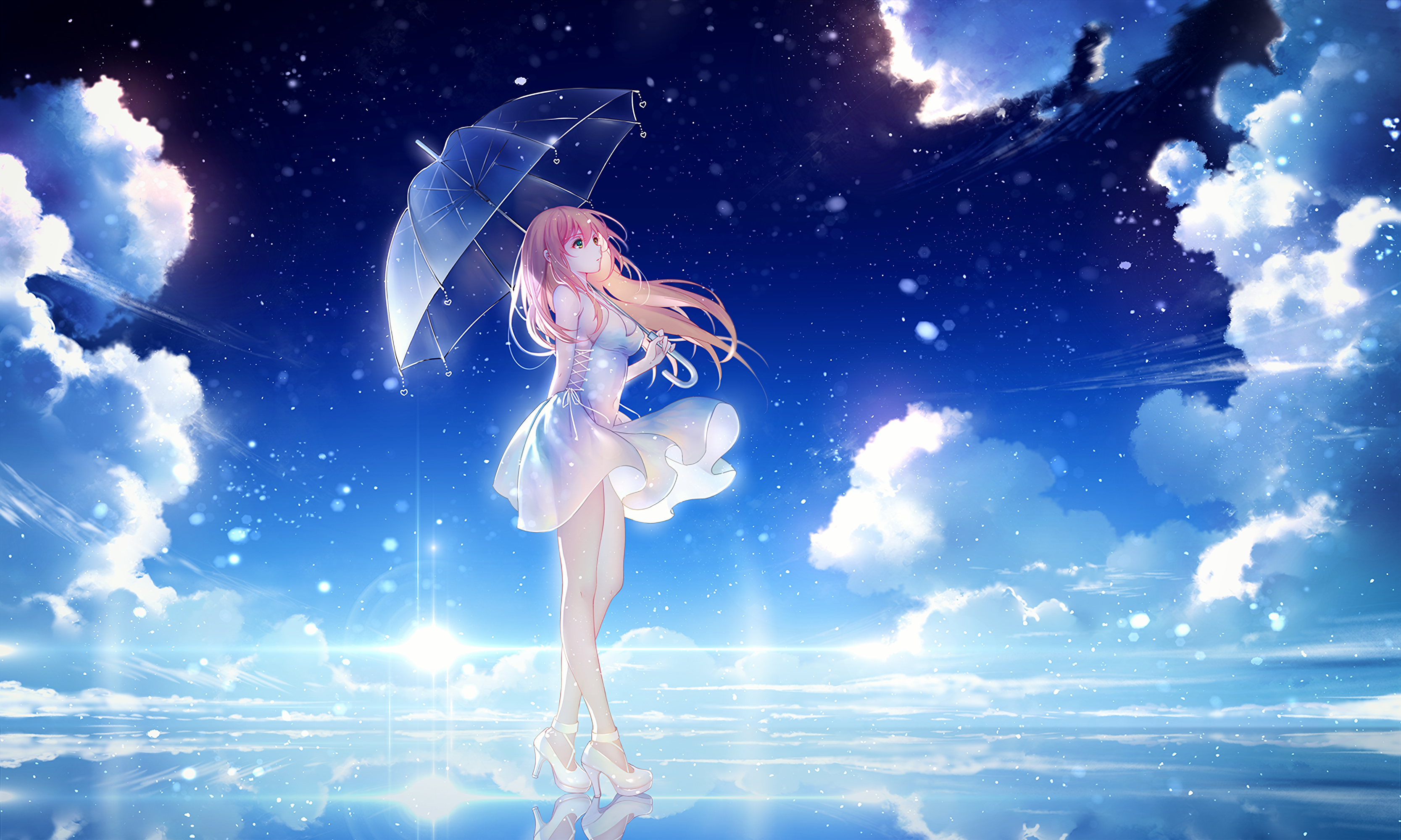 Anime Girl Sky Wallpapers