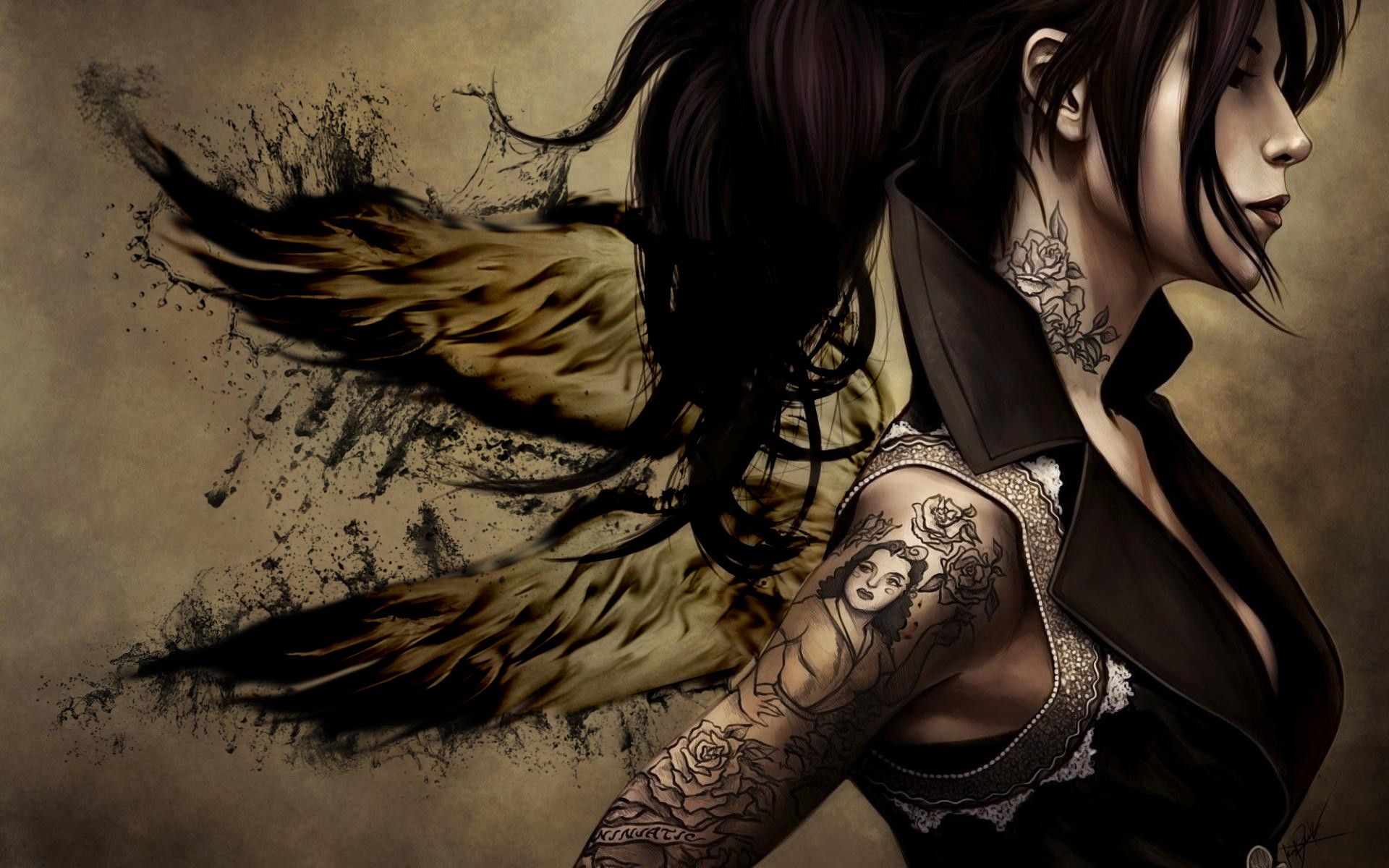 Anime Girl Tattoo Wallpapers