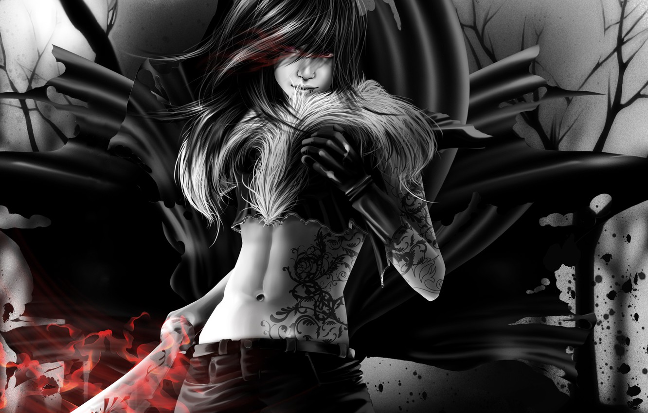 Anime Girl Tattoo Wallpapers