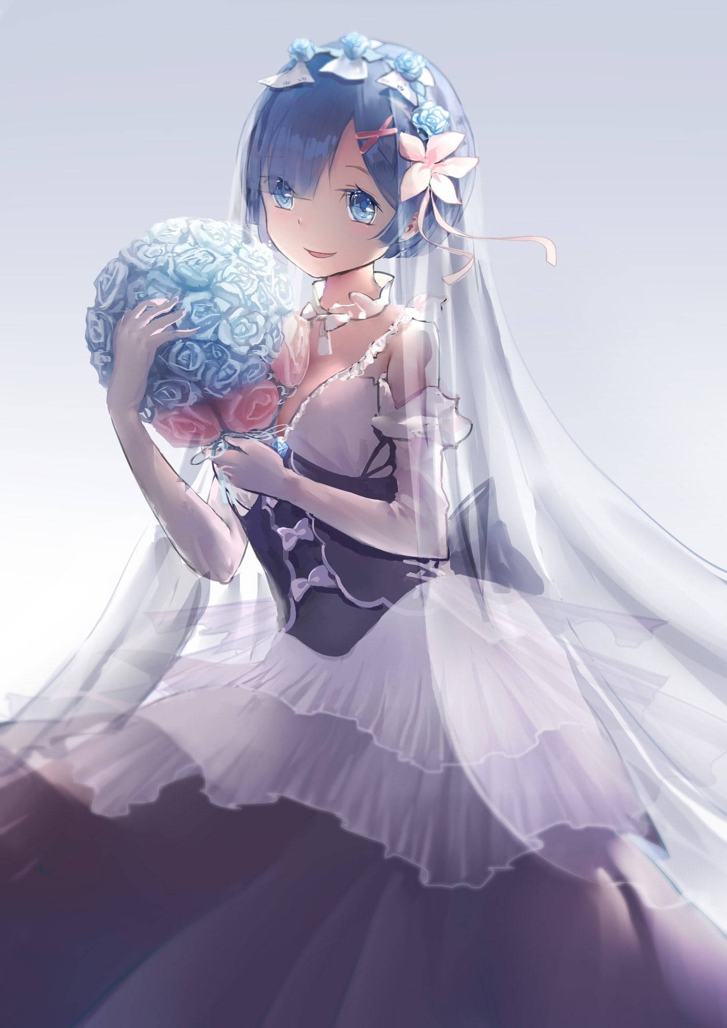 Anime Girl Wedding Dress Wallpapers
