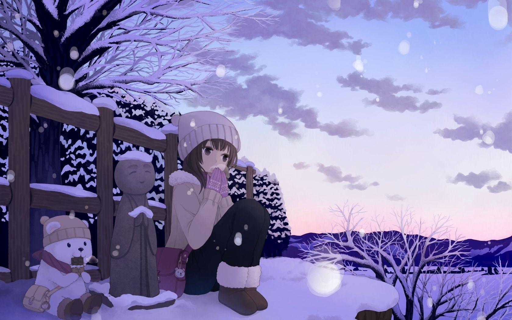 Anime Girl Winter Wallpapers