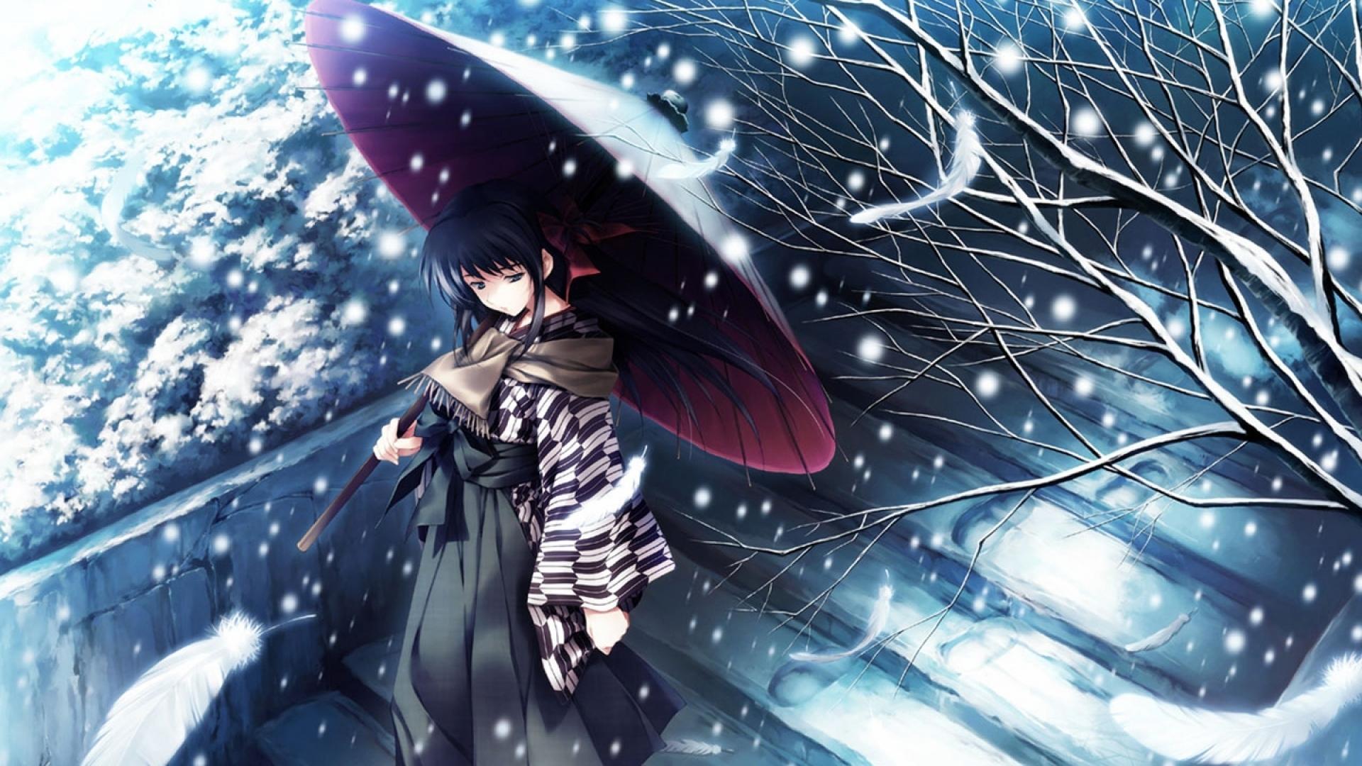 Anime Girl Winter Wallpapers