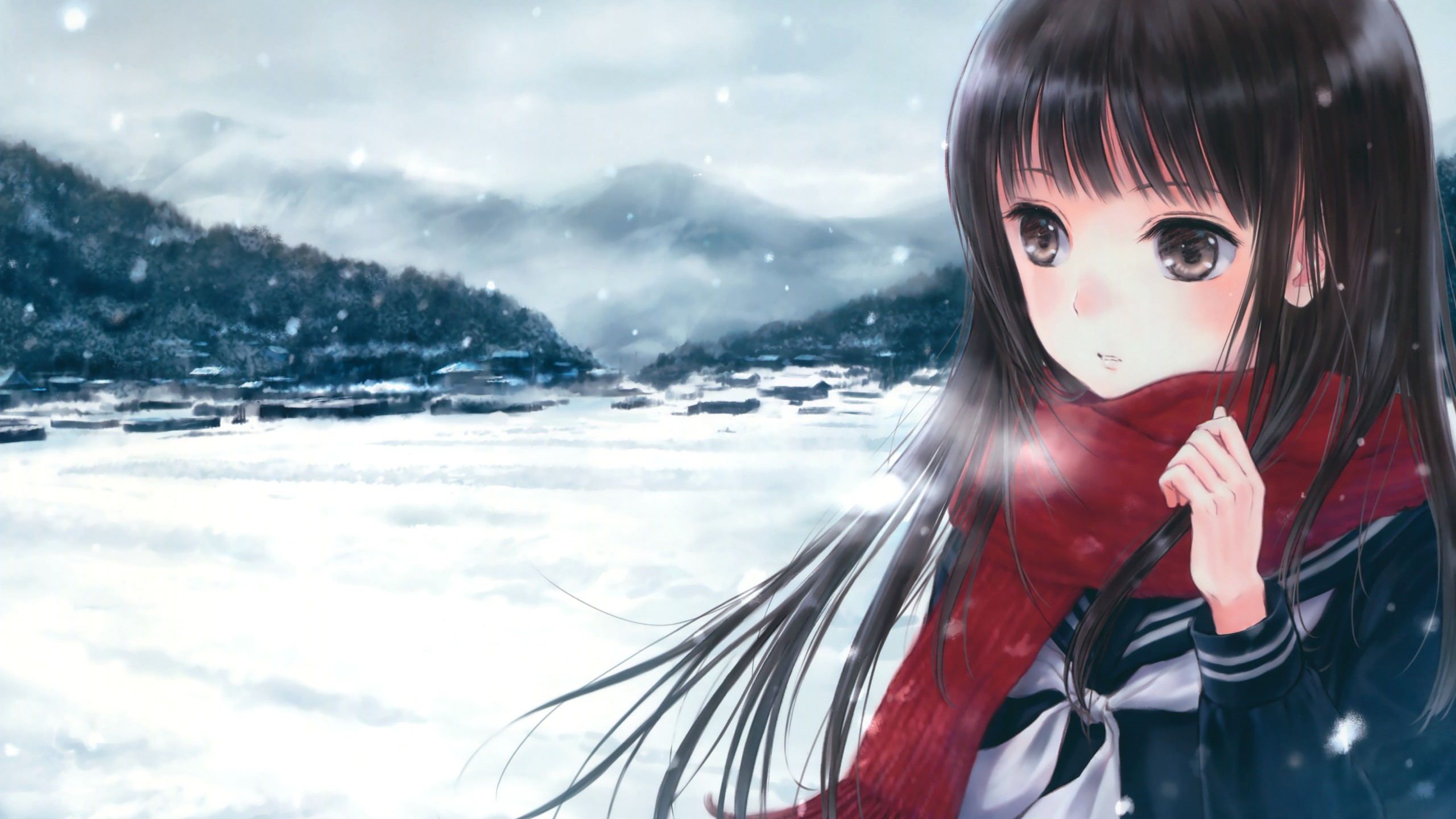 Anime Girl Winter Wallpapers