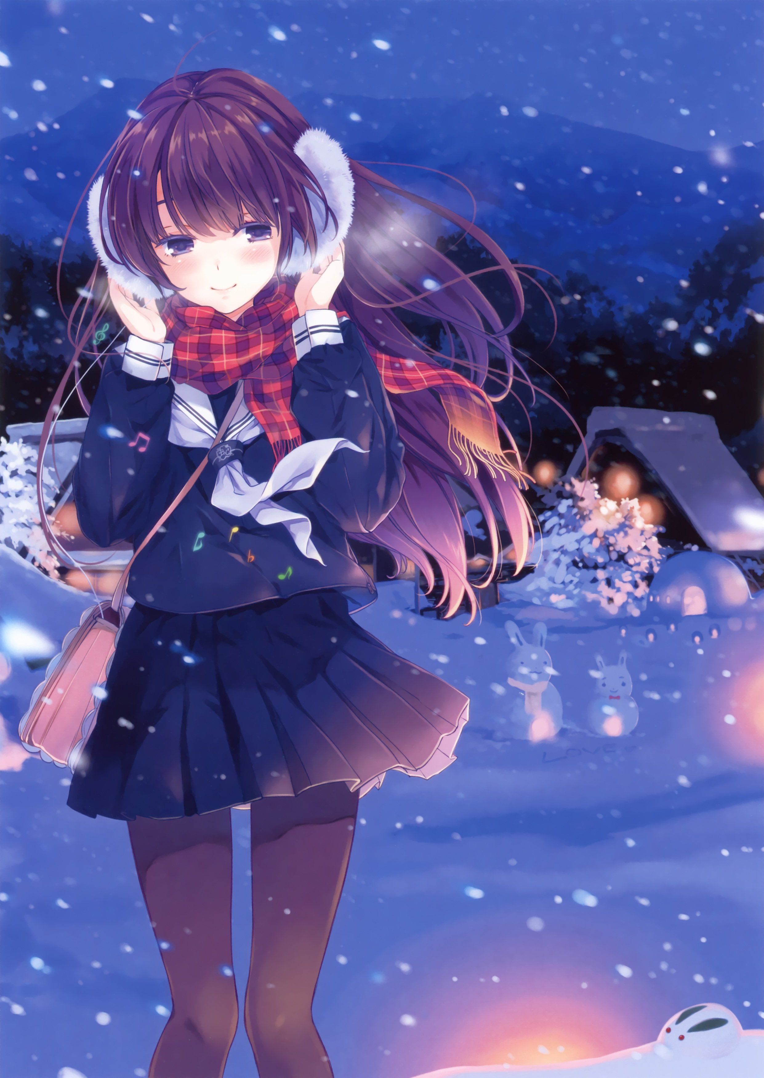 Anime Girl Winter Wallpapers