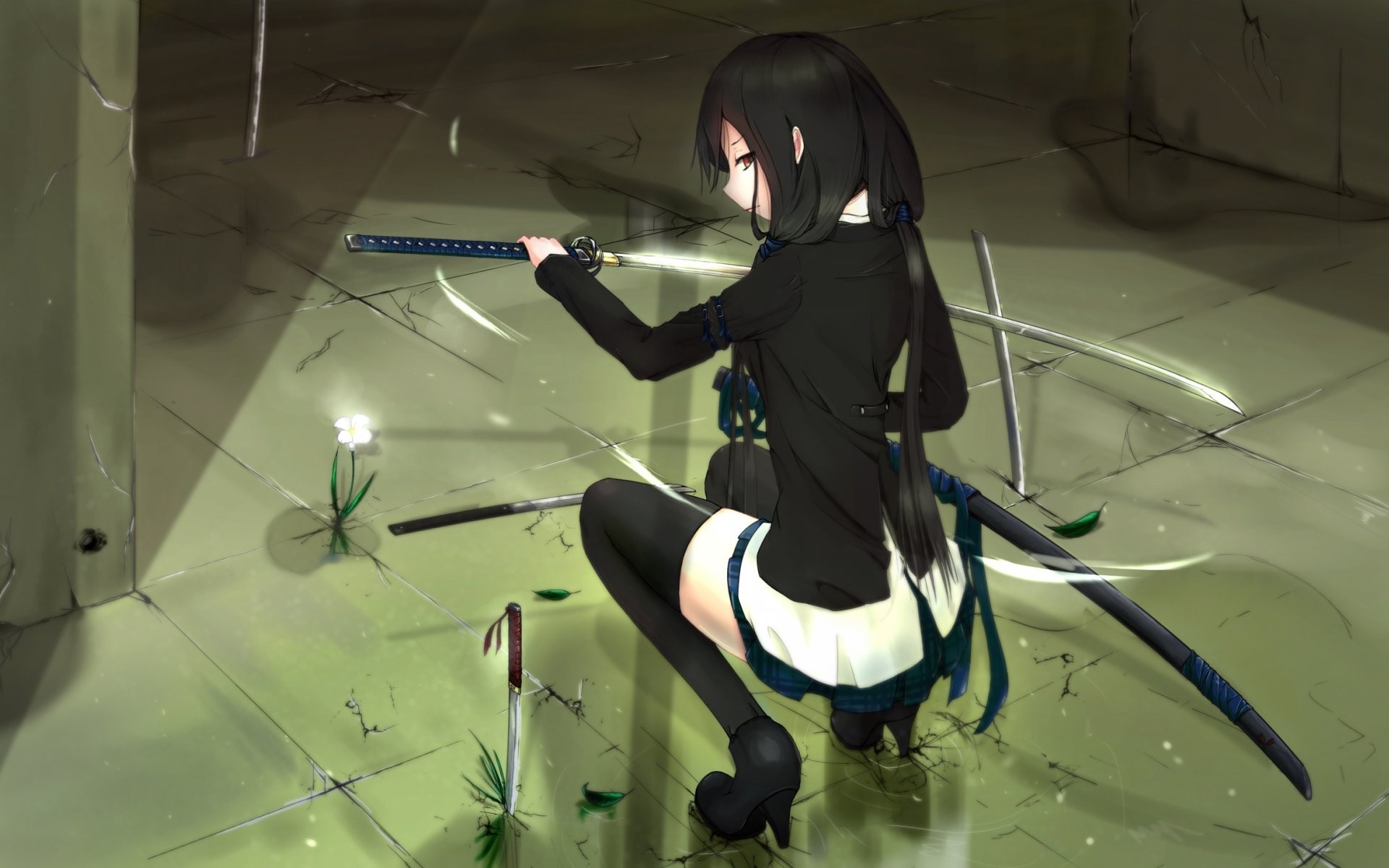 Anime Girl With Katana Wallpapers