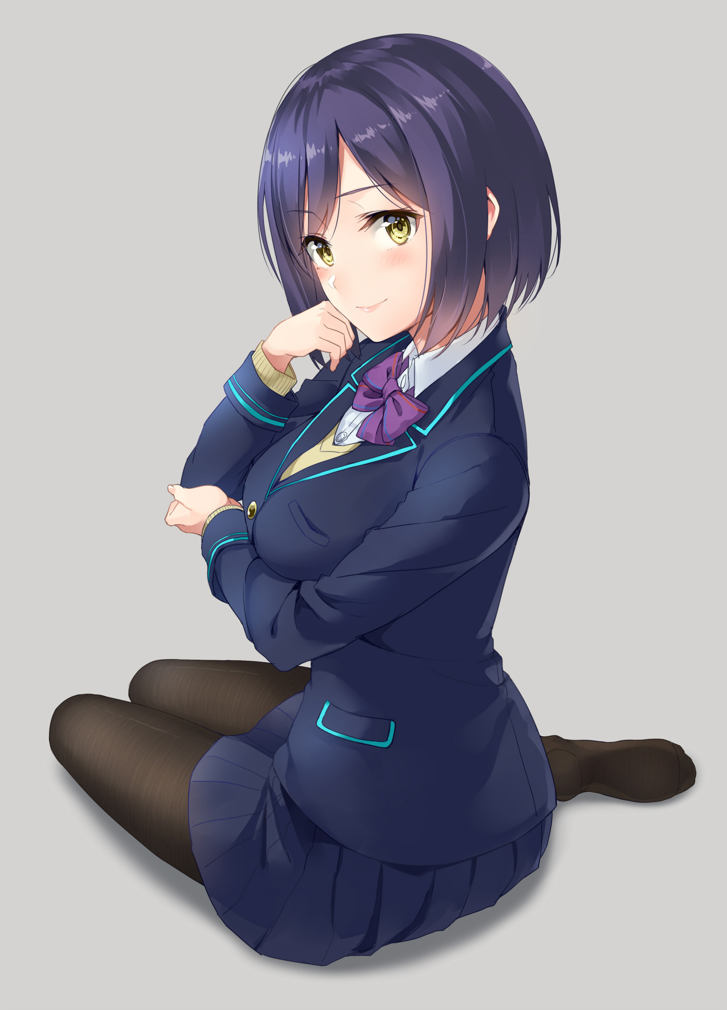 Anime Girl With Uniform Wallpapers