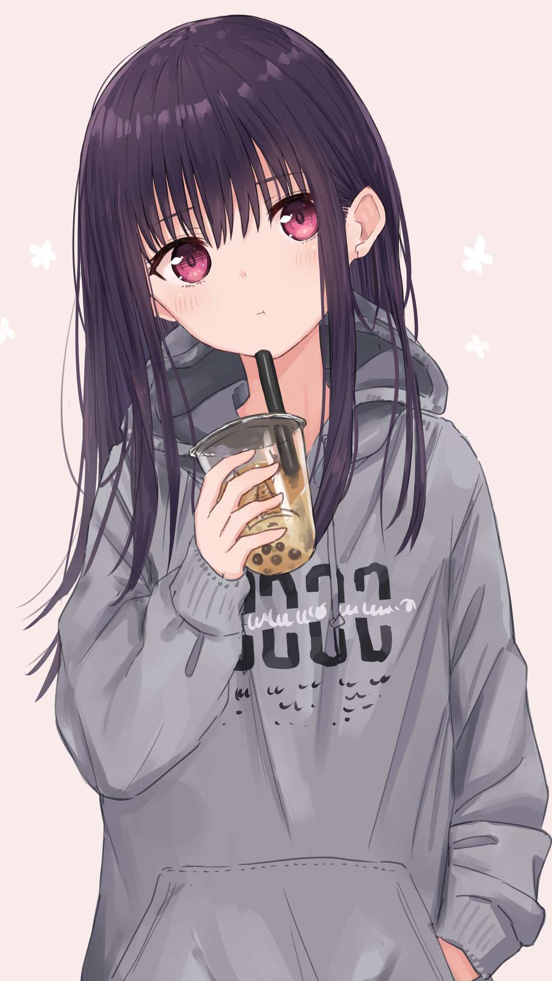 Anime Girls With Hoodies Wallpapers