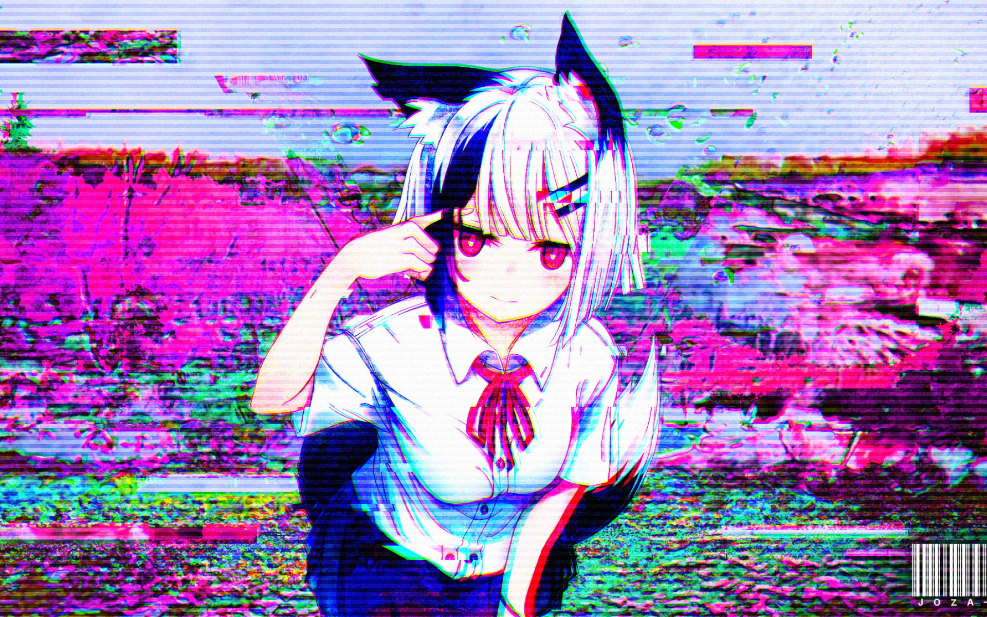 Anime Glitch Wallpapers