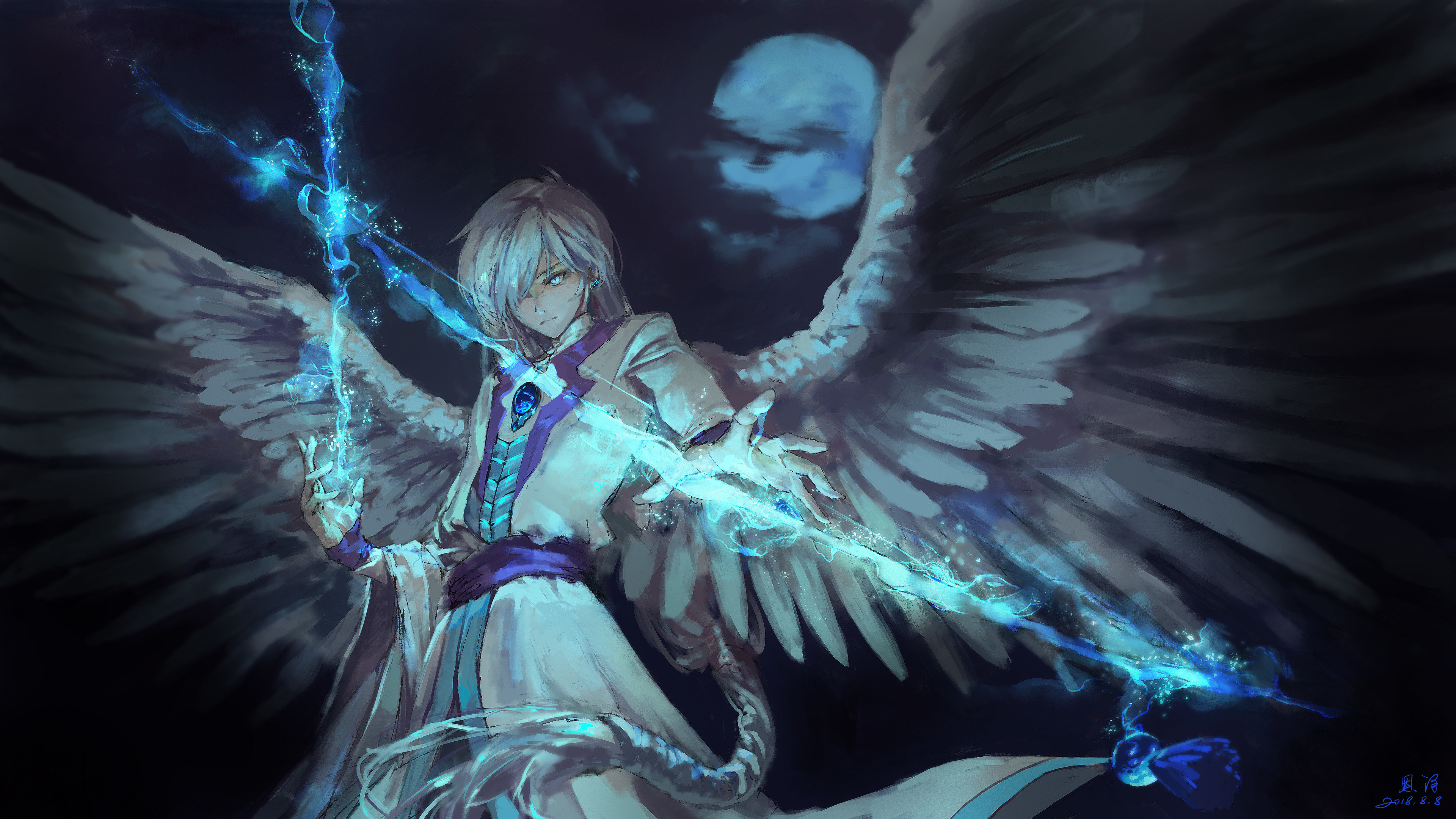 Anime Male Fallen Angel Wallpapers