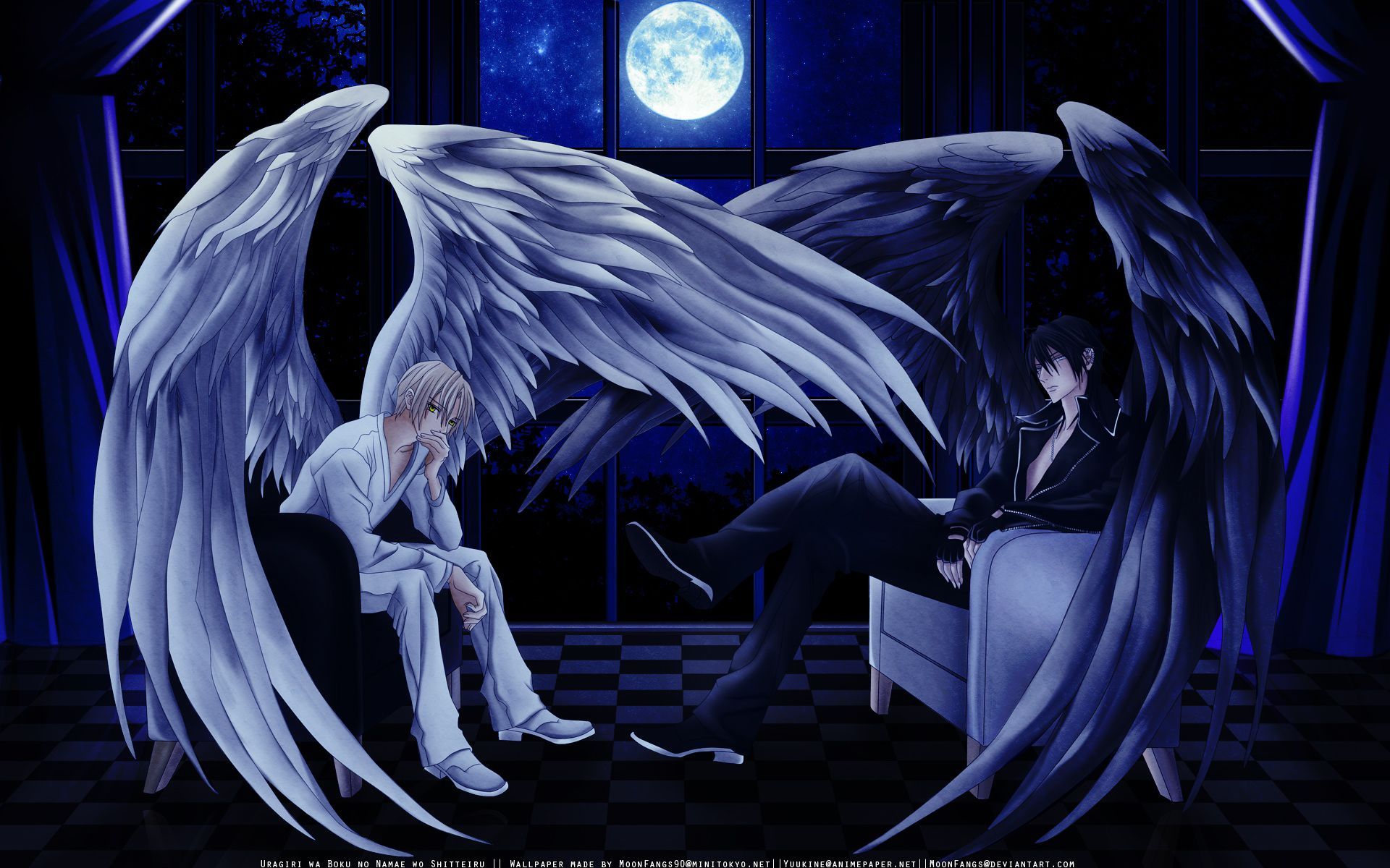 Anime Male Fallen Angel Wallpapers