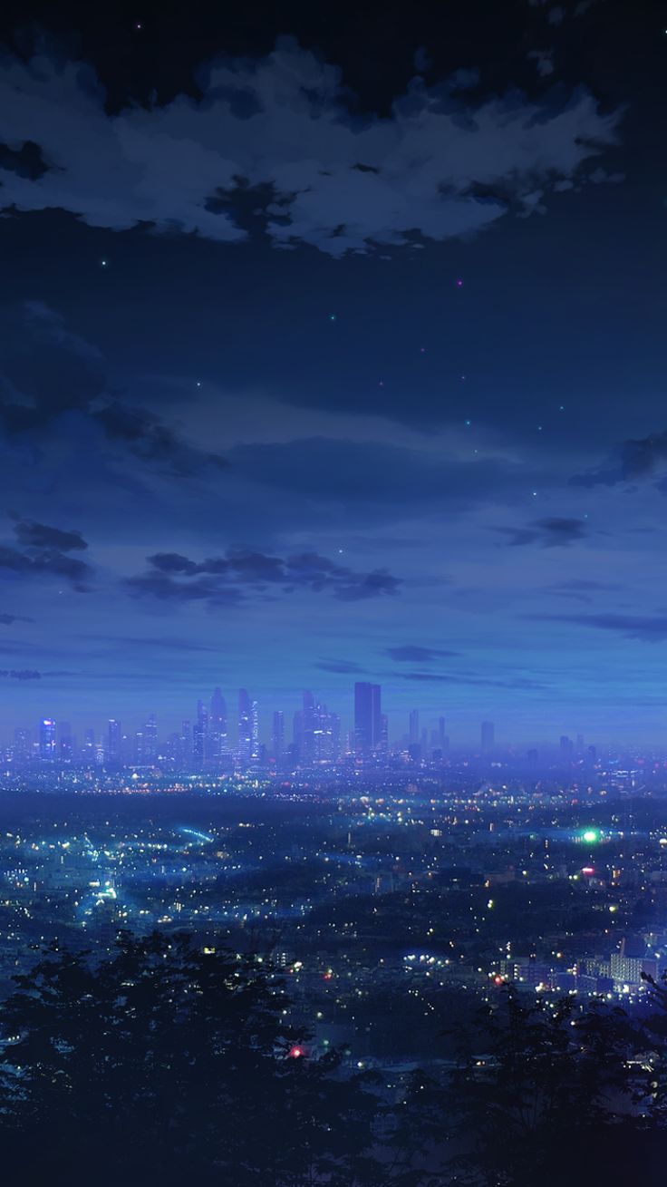 Anime Night City Wallpapers