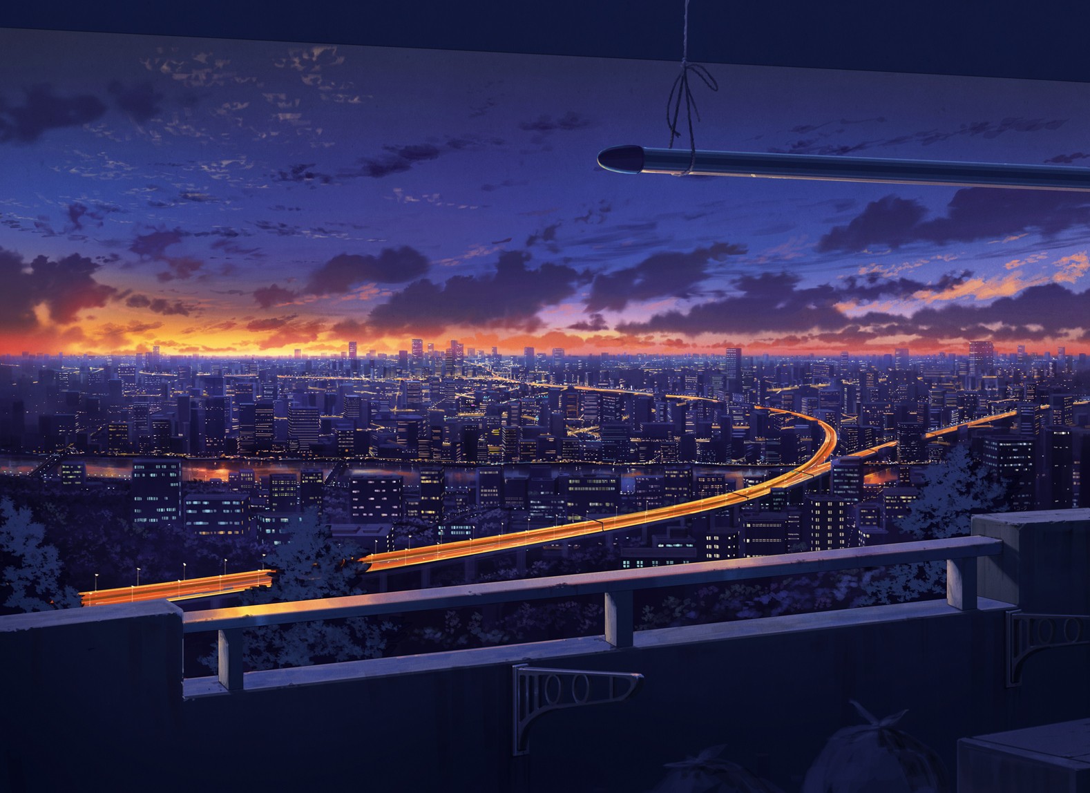 Anime Night City Wallpapers