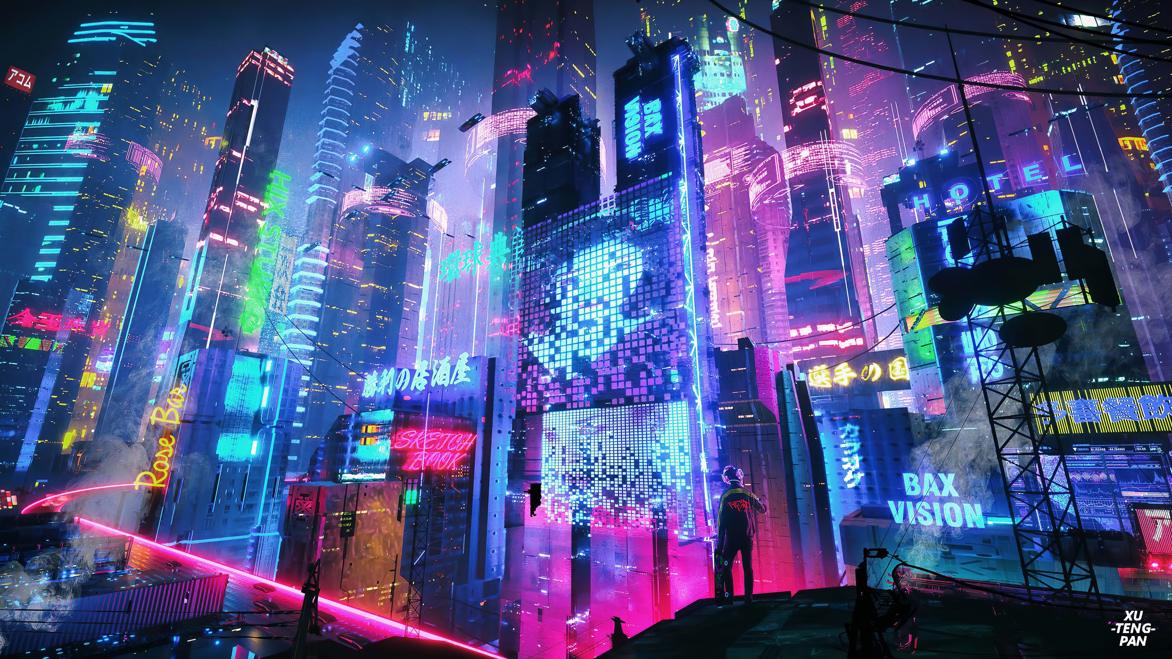 Anime Night City Wallpapers