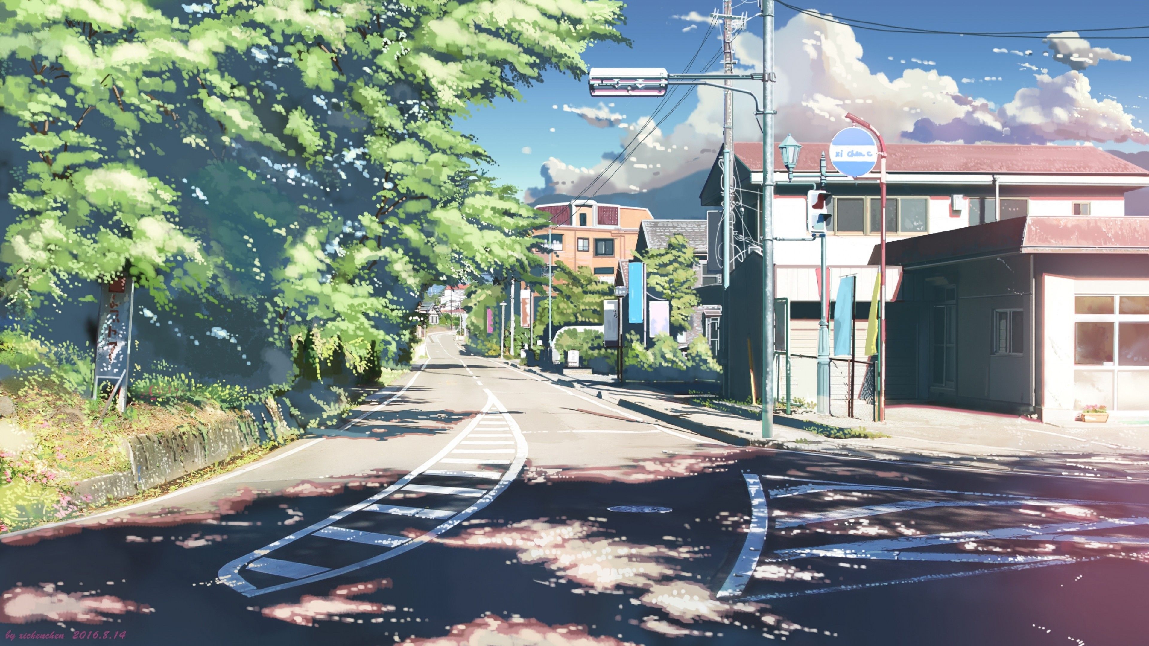 Anime Road Wallpapers