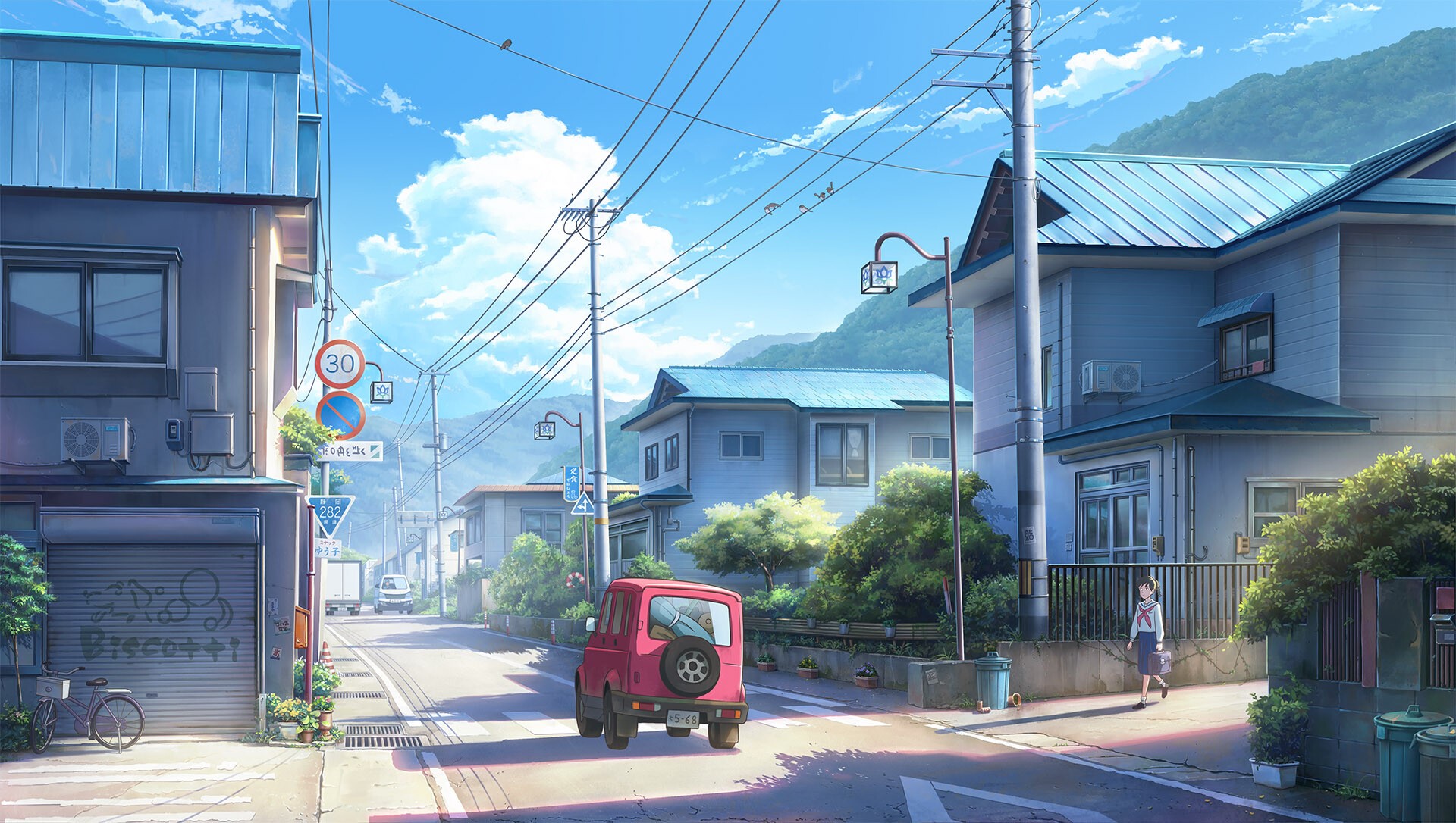 Anime Road Wallpapers