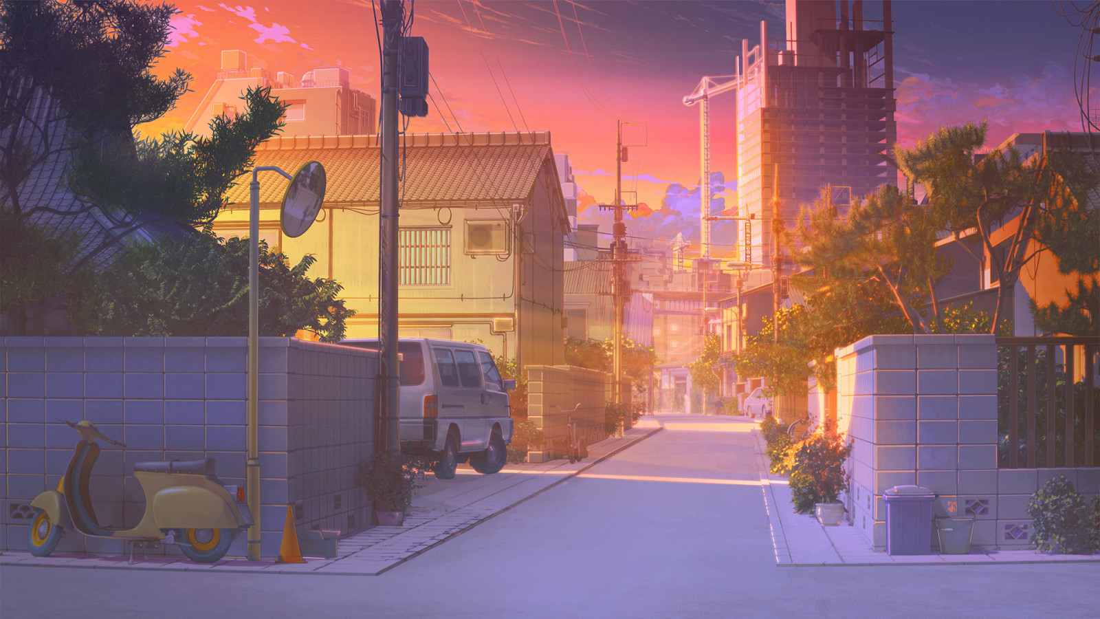 Anime Road Wallpapers